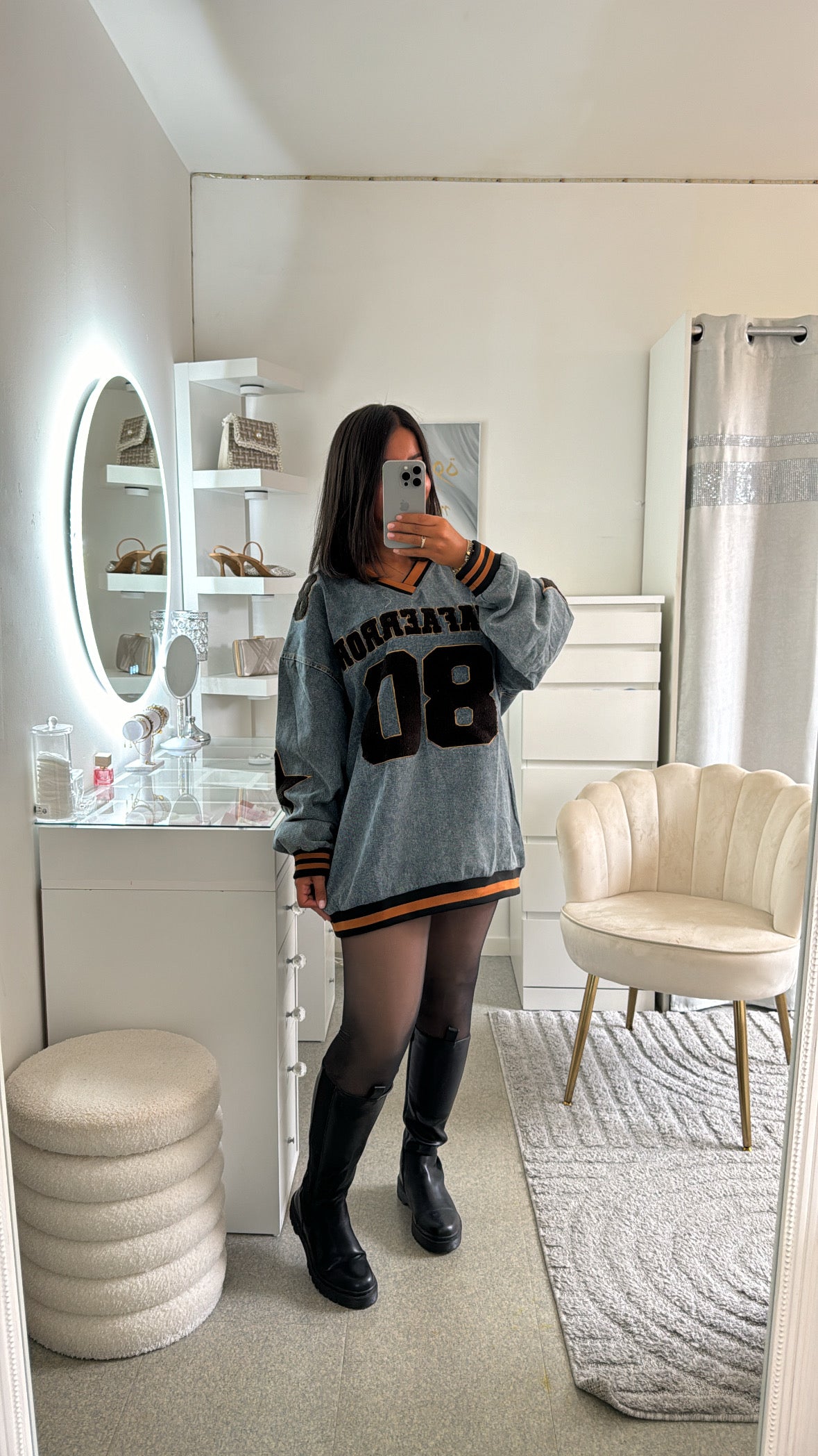 Pull Zina en gris