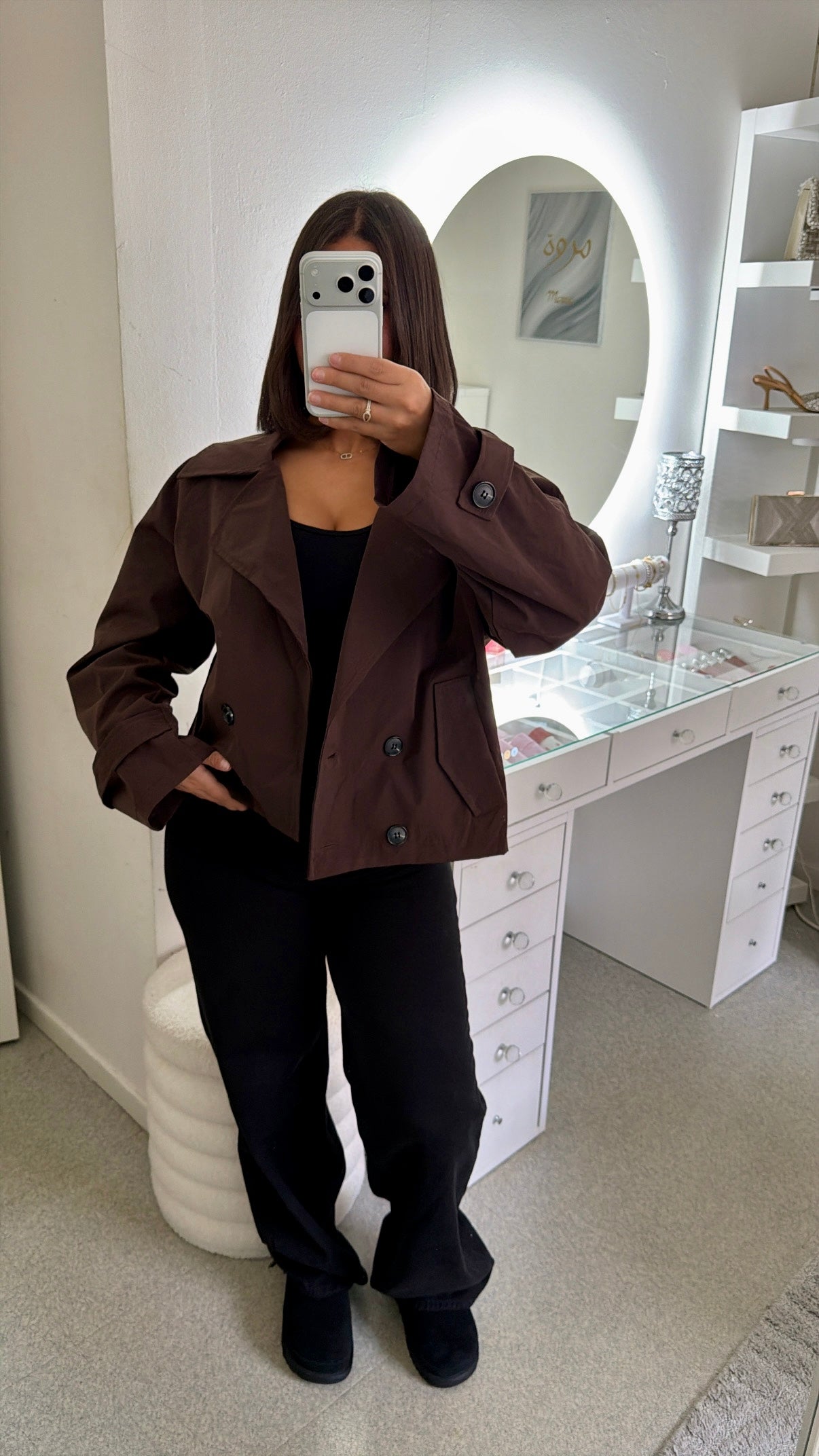 Trench Azelie marron