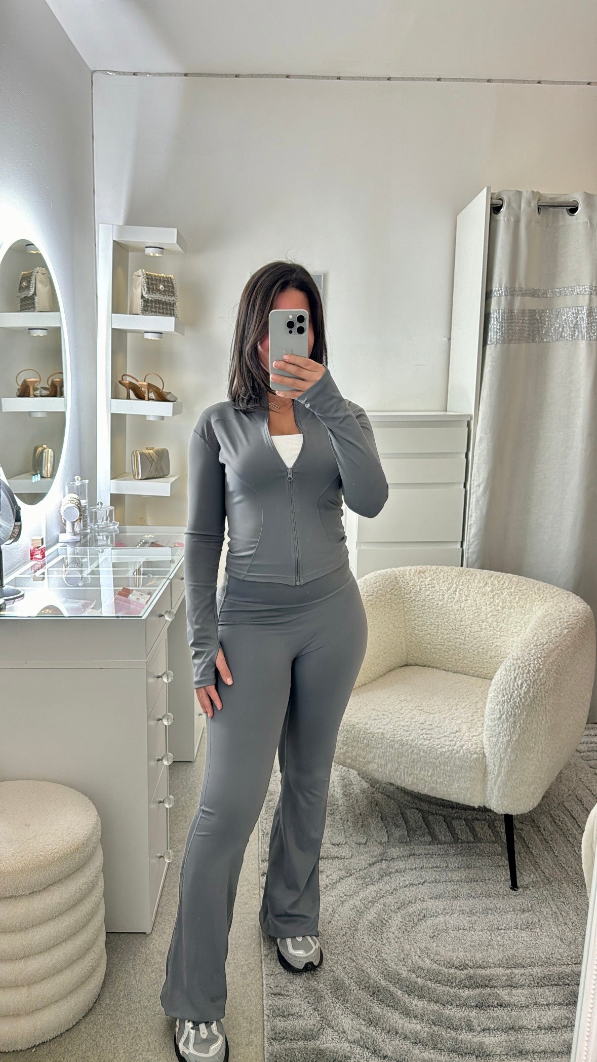 Ensemble legging gris