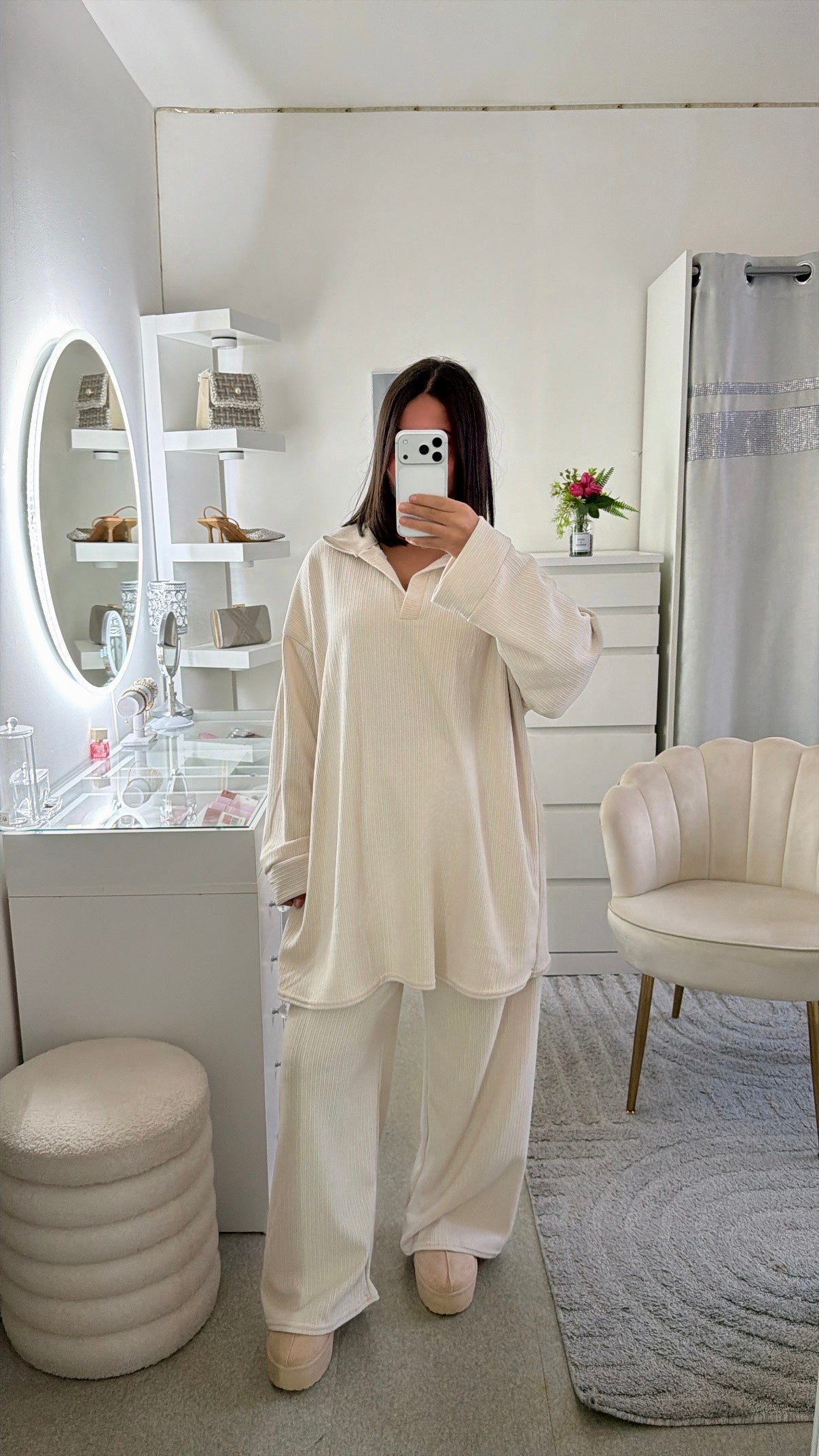 Ensemble Zara en beige