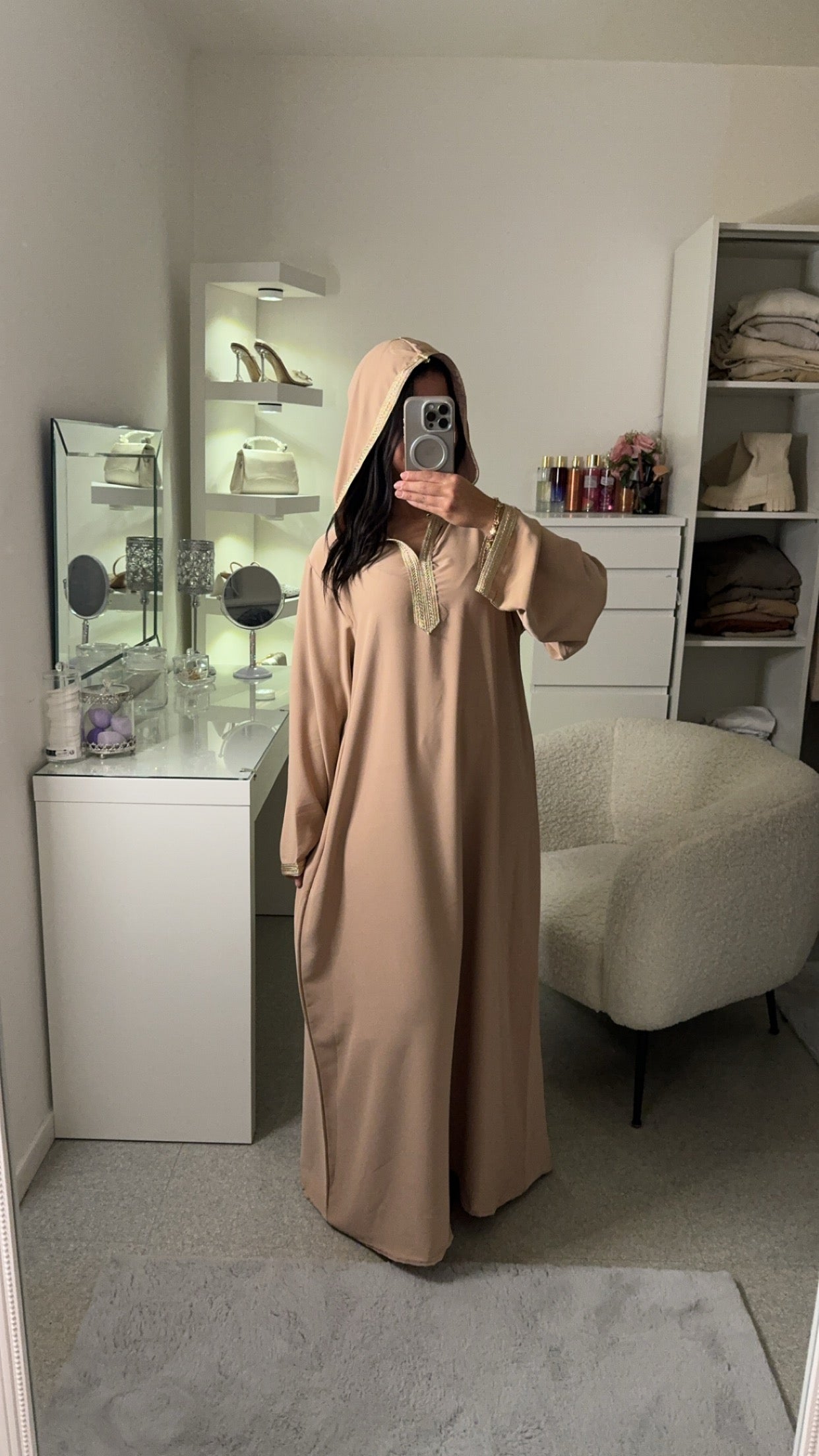 Abaya capuche outlet