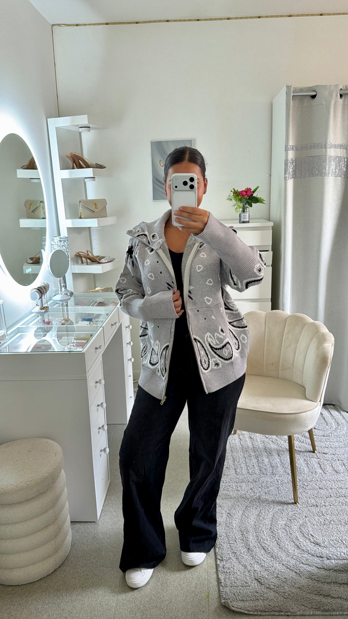 Gilet Swann gris