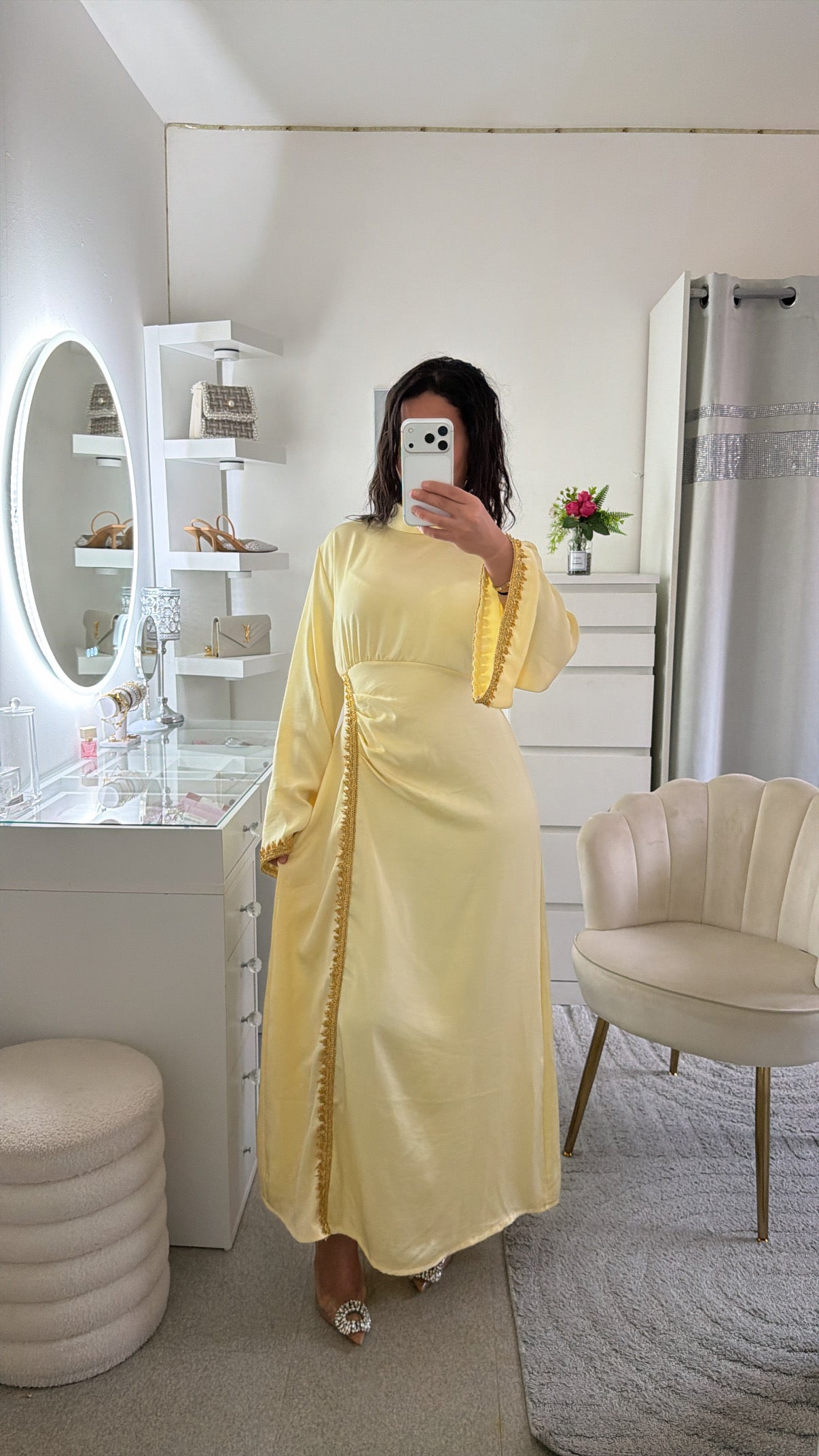 Robe Safiya jaune