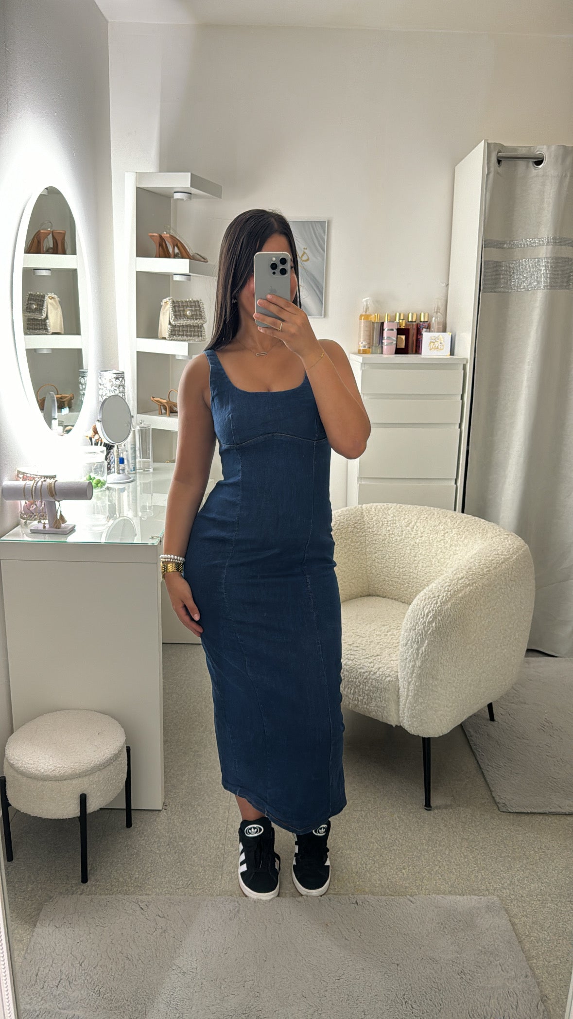 Robe en Jean bleu