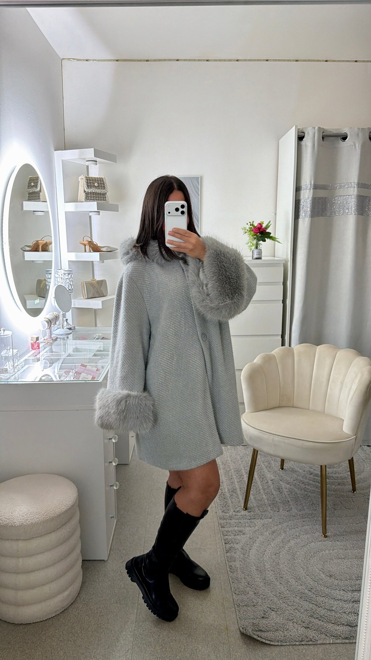 Manteau Pauline gris