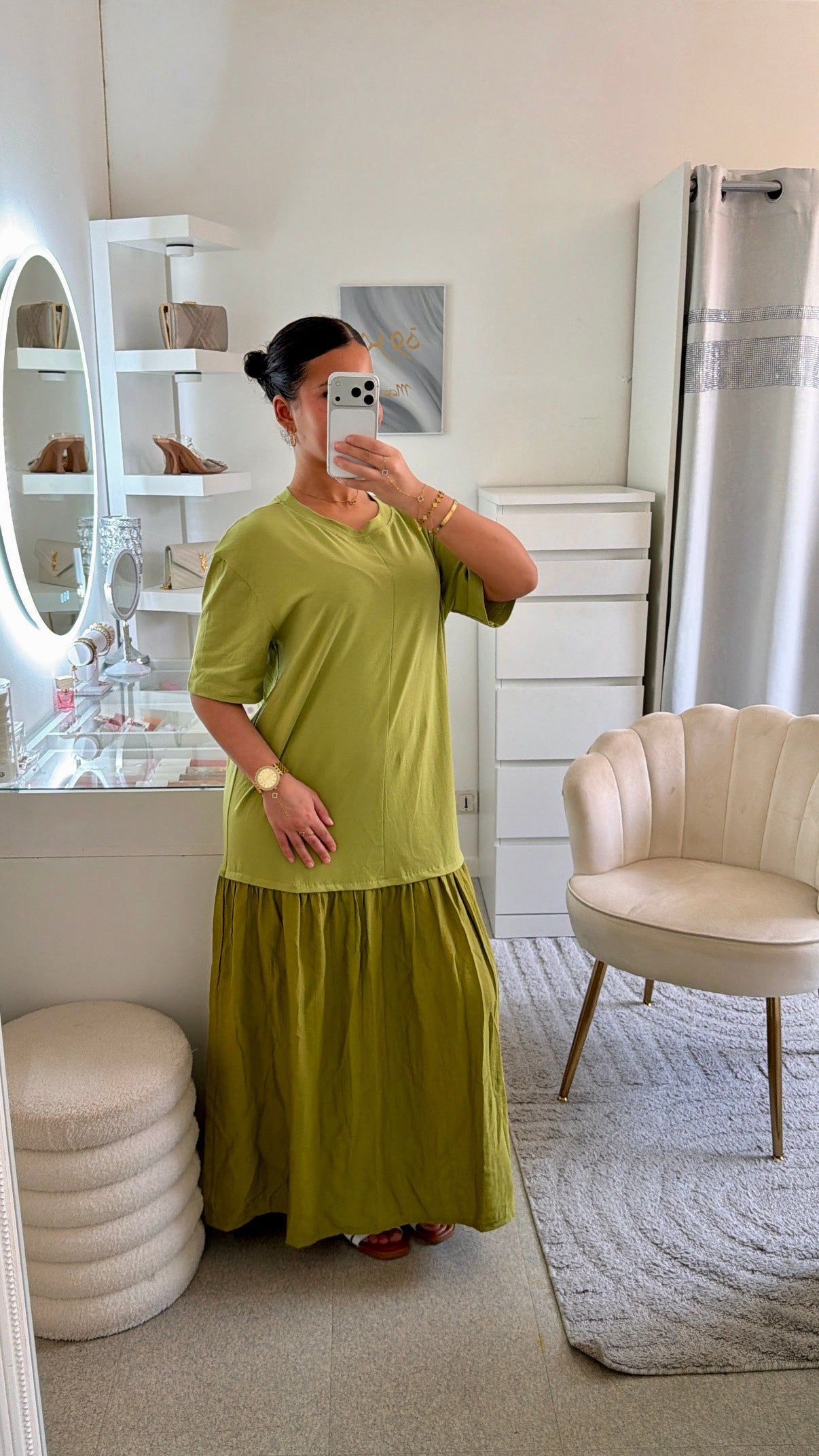 Robe Samar vert