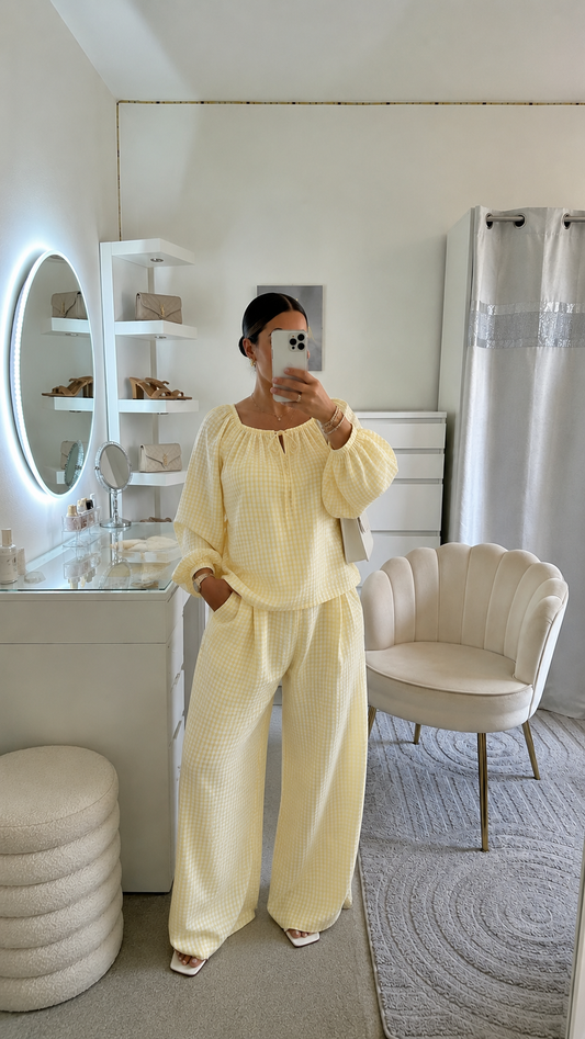 Ensemble Aniya en jaune