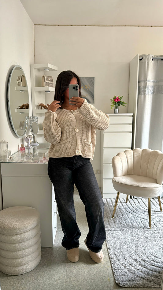 Cardigan Héla beige