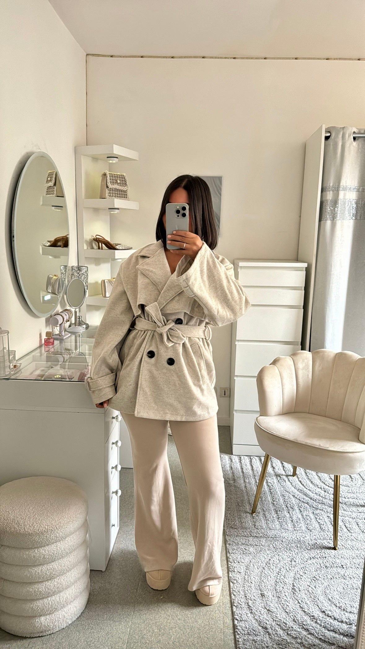 Manteau Oriane beige