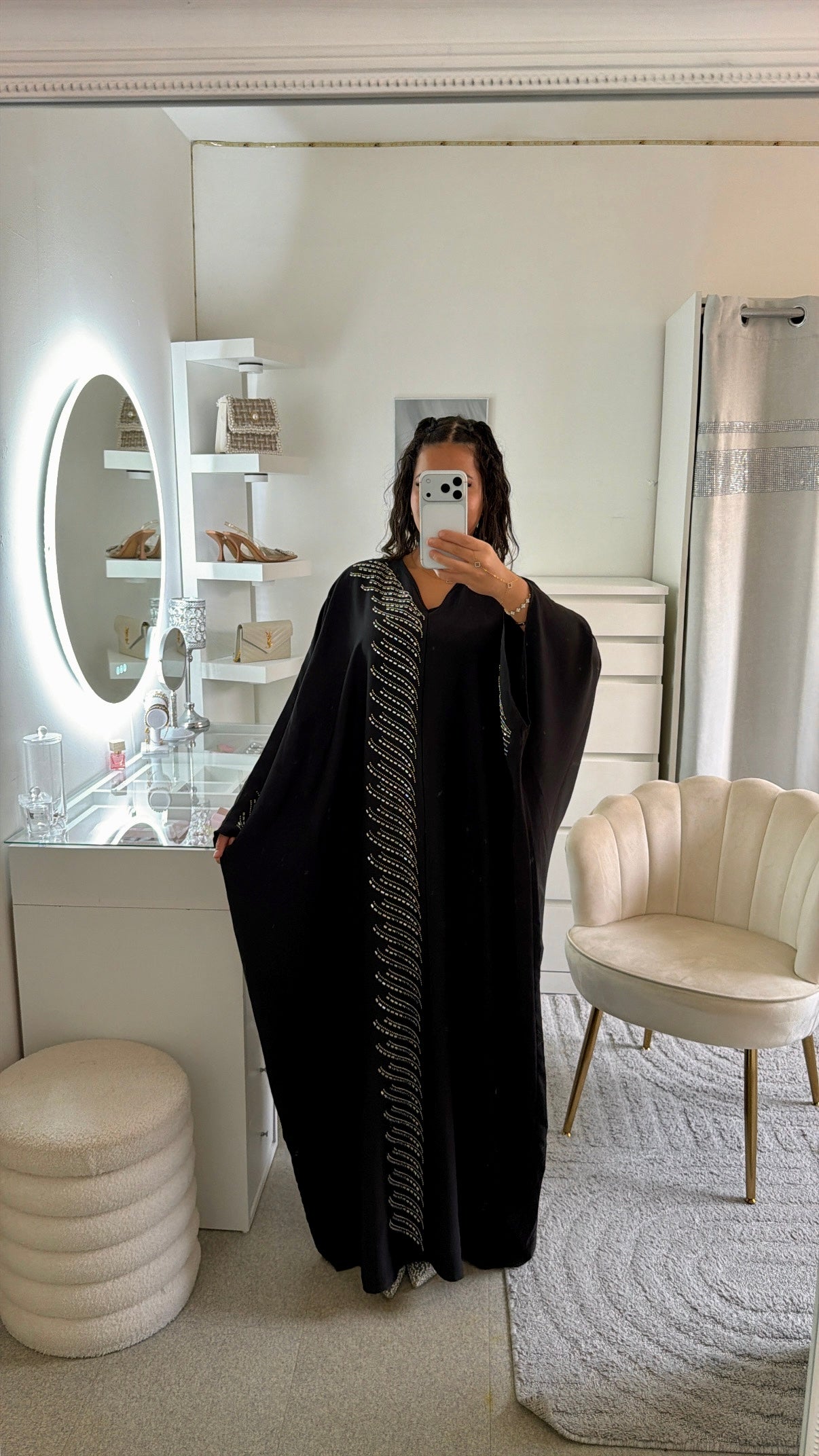 Abaya Sélyna noir