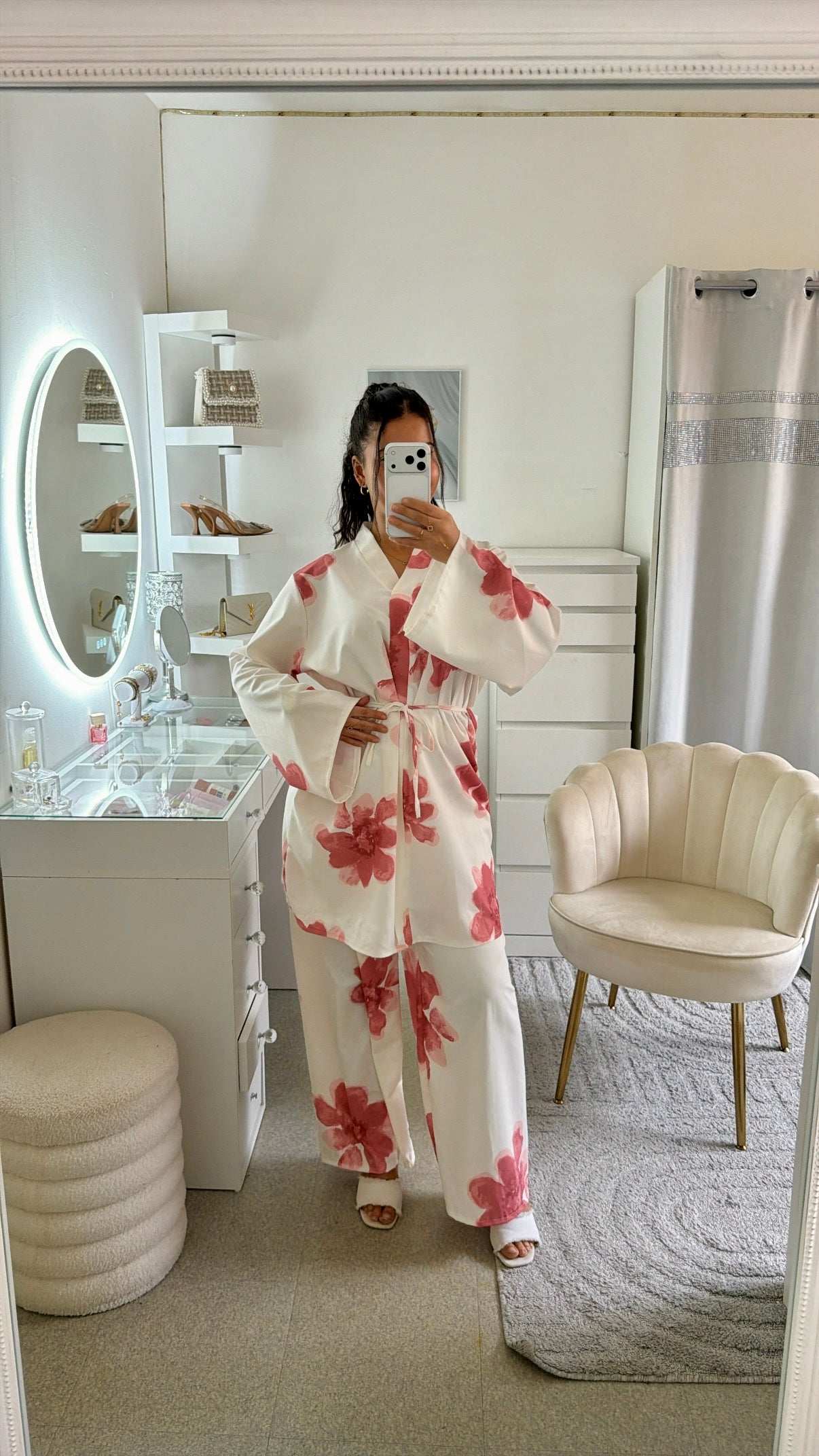 Ensemble Naïri rose