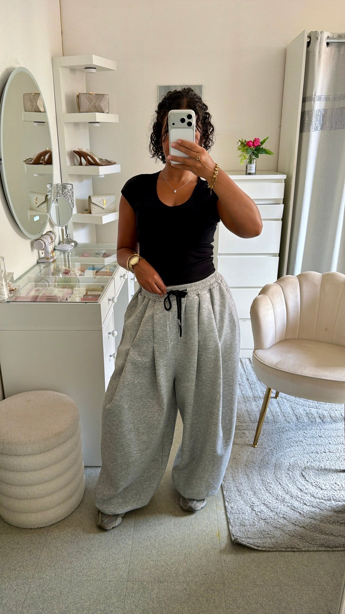 Jogging Carmen en gris