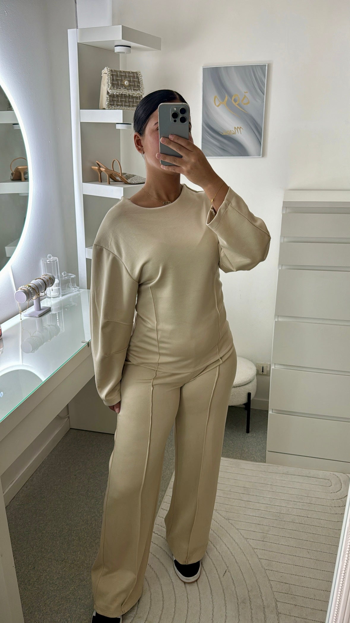 Ensemble dupe Zara beige