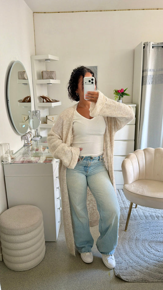 Gilet Nelia en beige