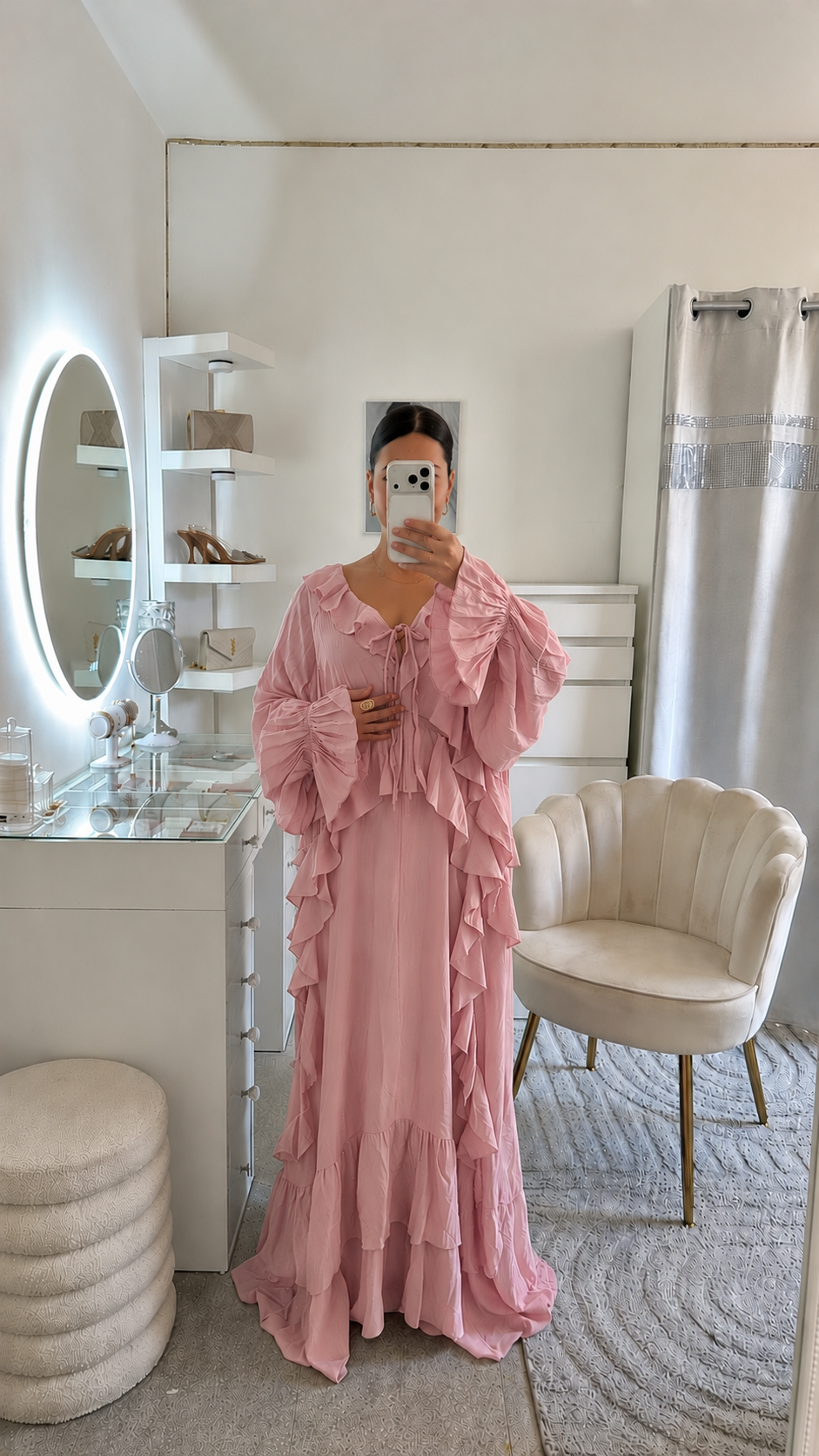 Robe Aida en rose