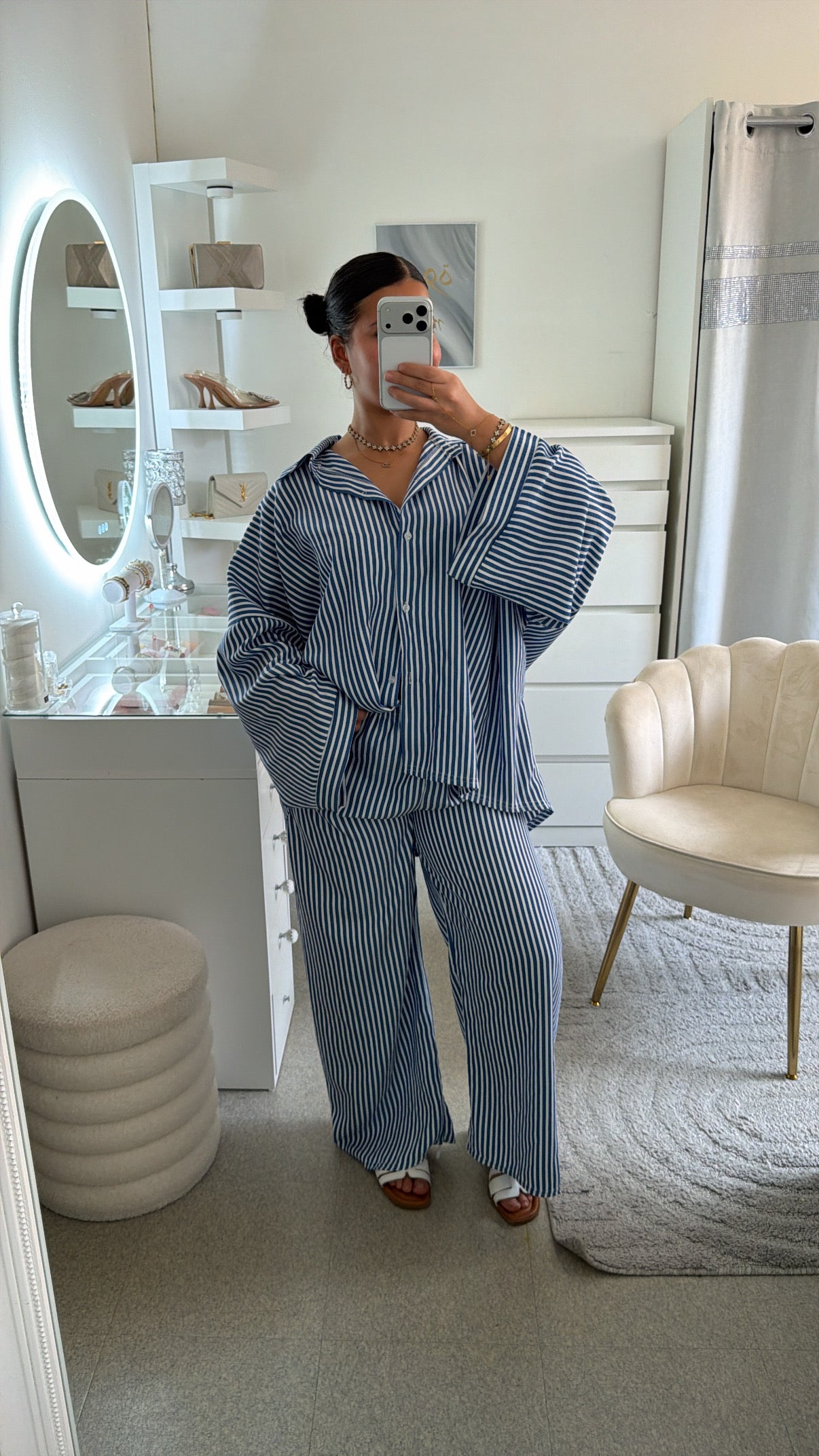 Ensemble Noussa bleu