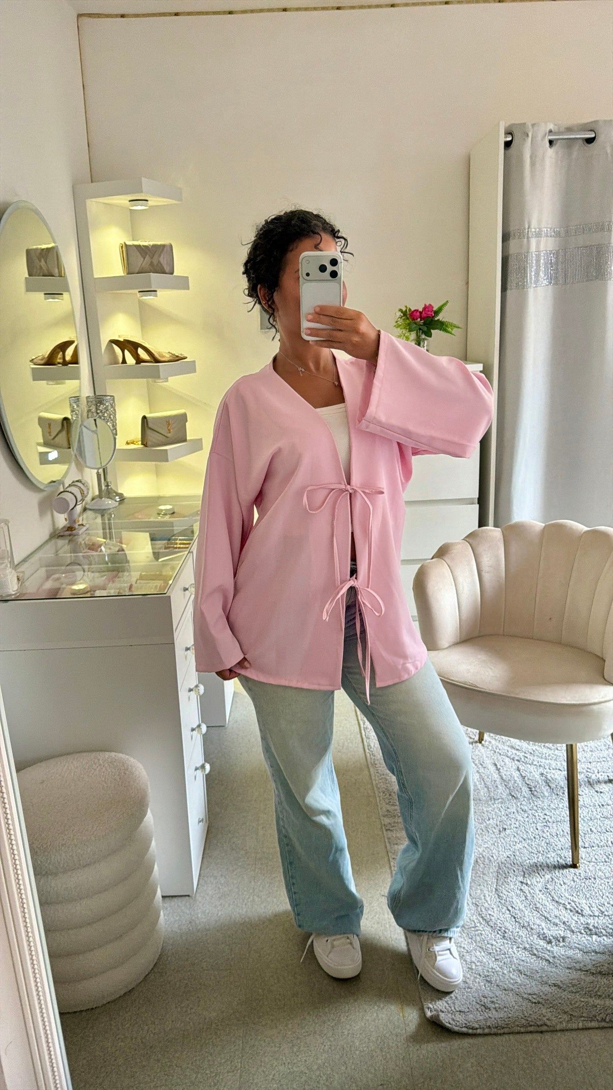 Gilet Jenna en rose