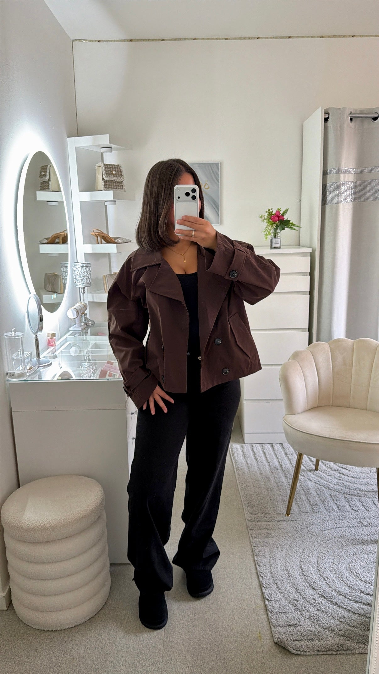 Trench Azelie marron