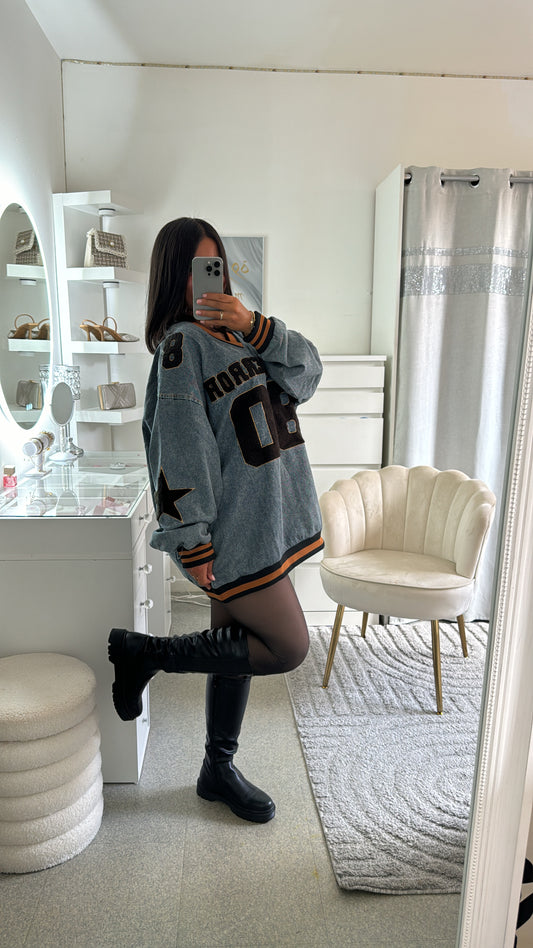 Pull Zina en gris