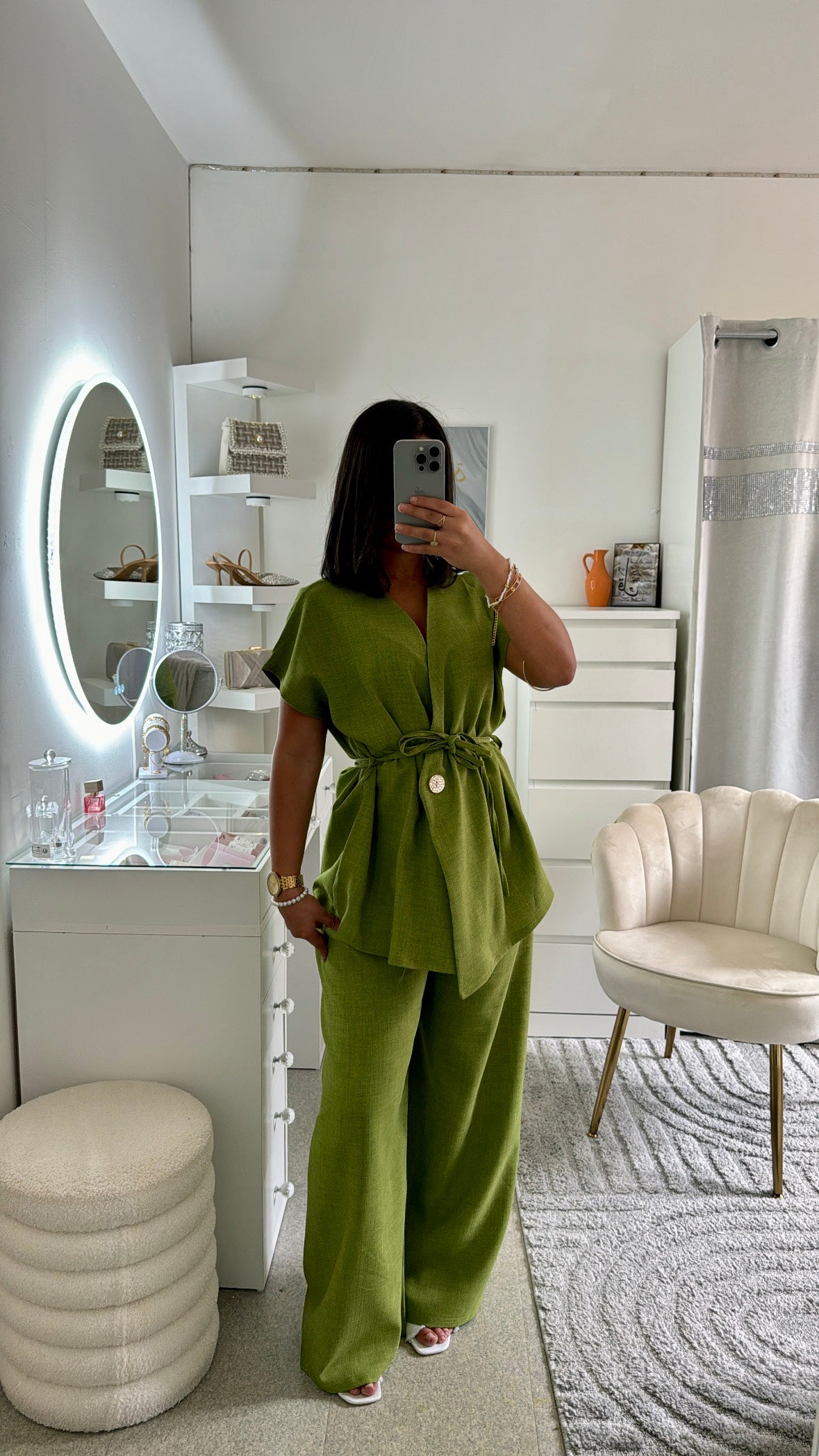Ensemble jasmin vert