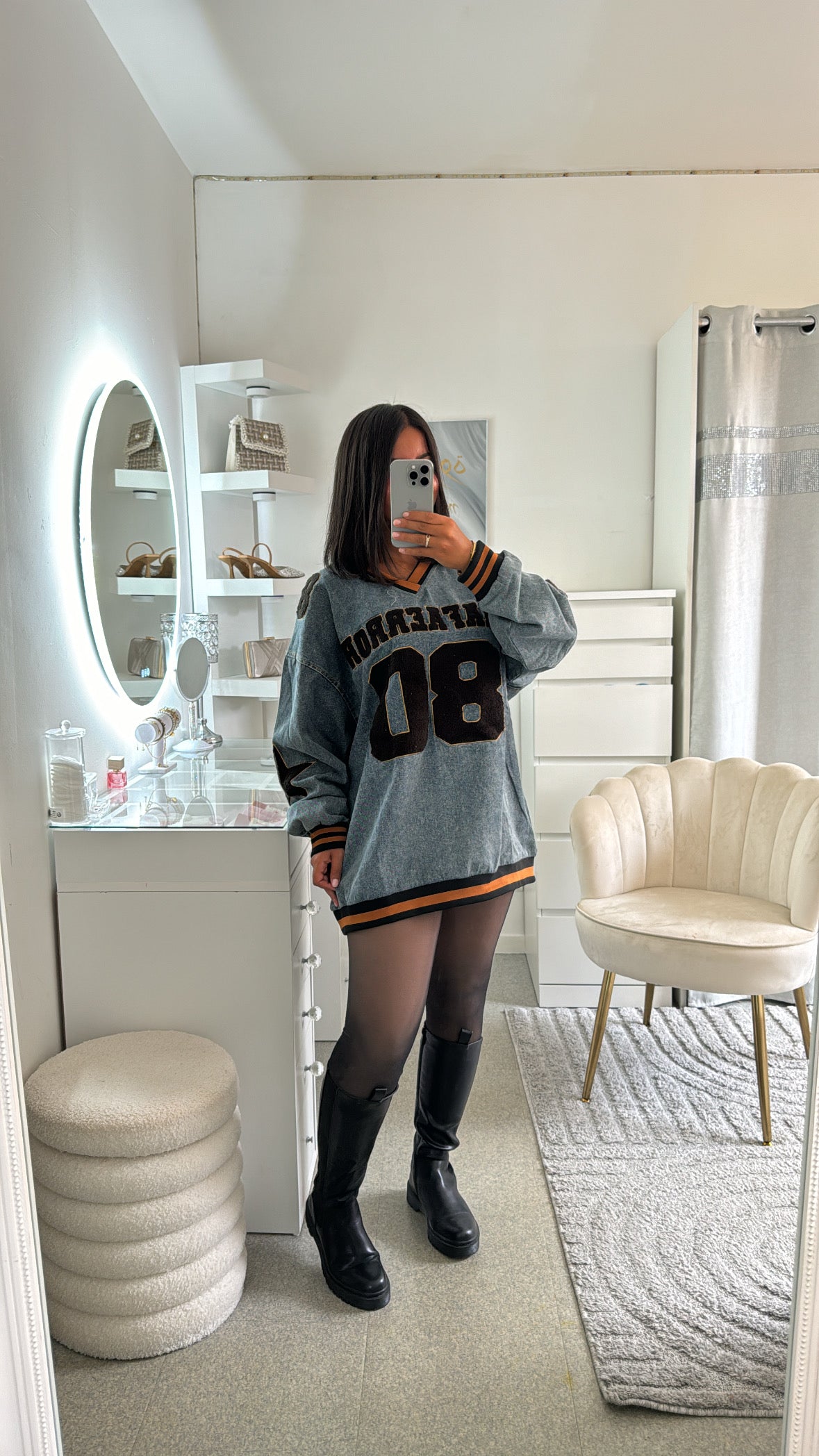 Pull Zina en gris