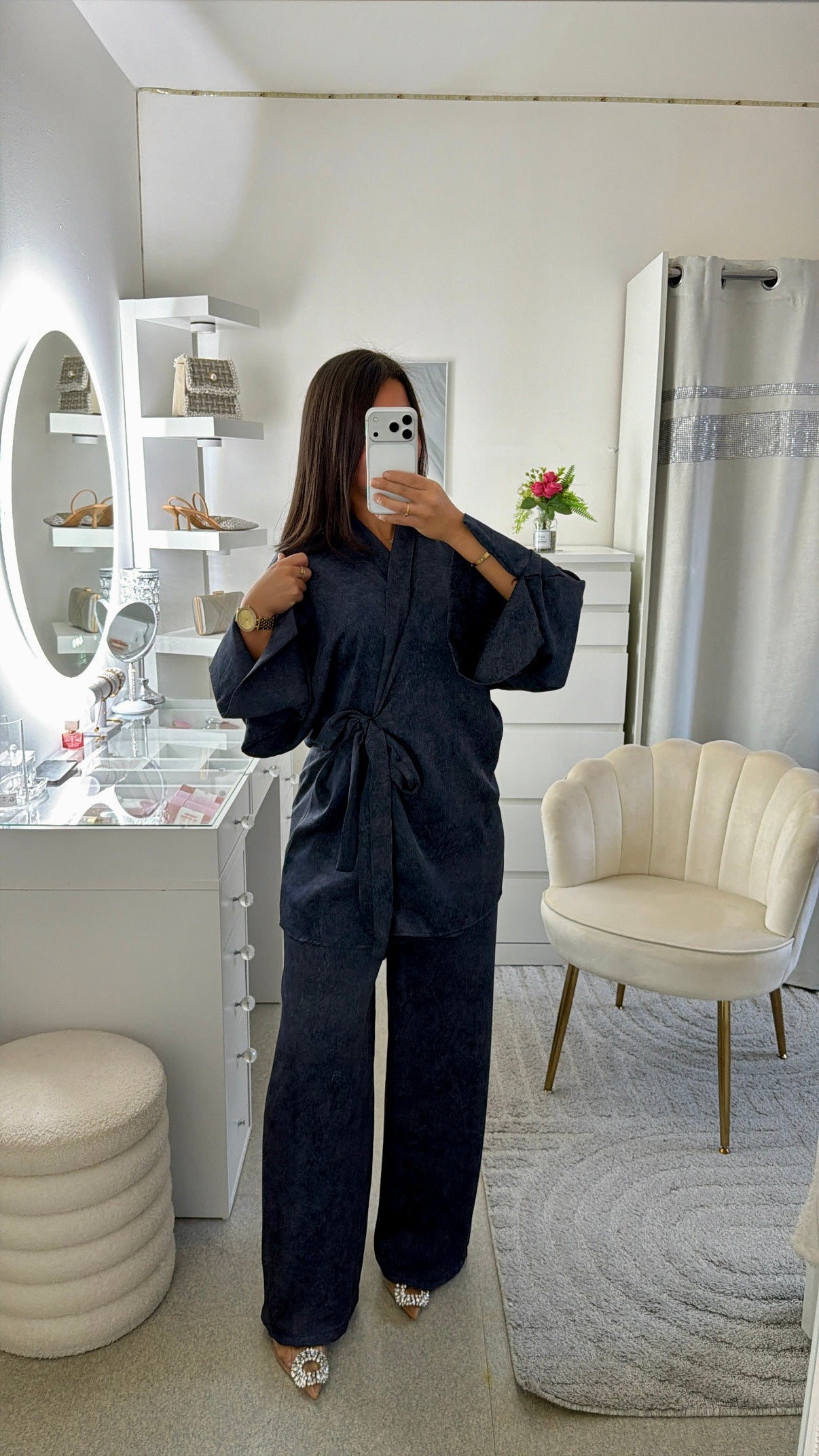 Ensemble Naïra bleu