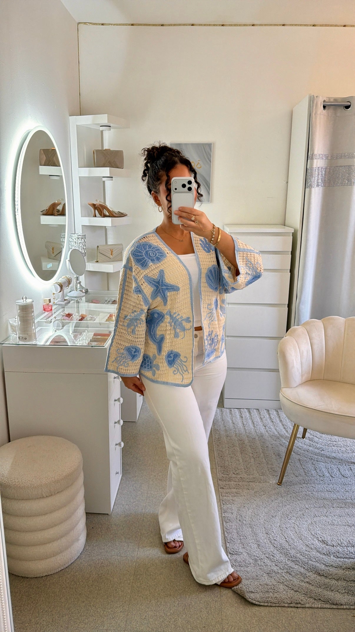 Cardigan Aria en bleu