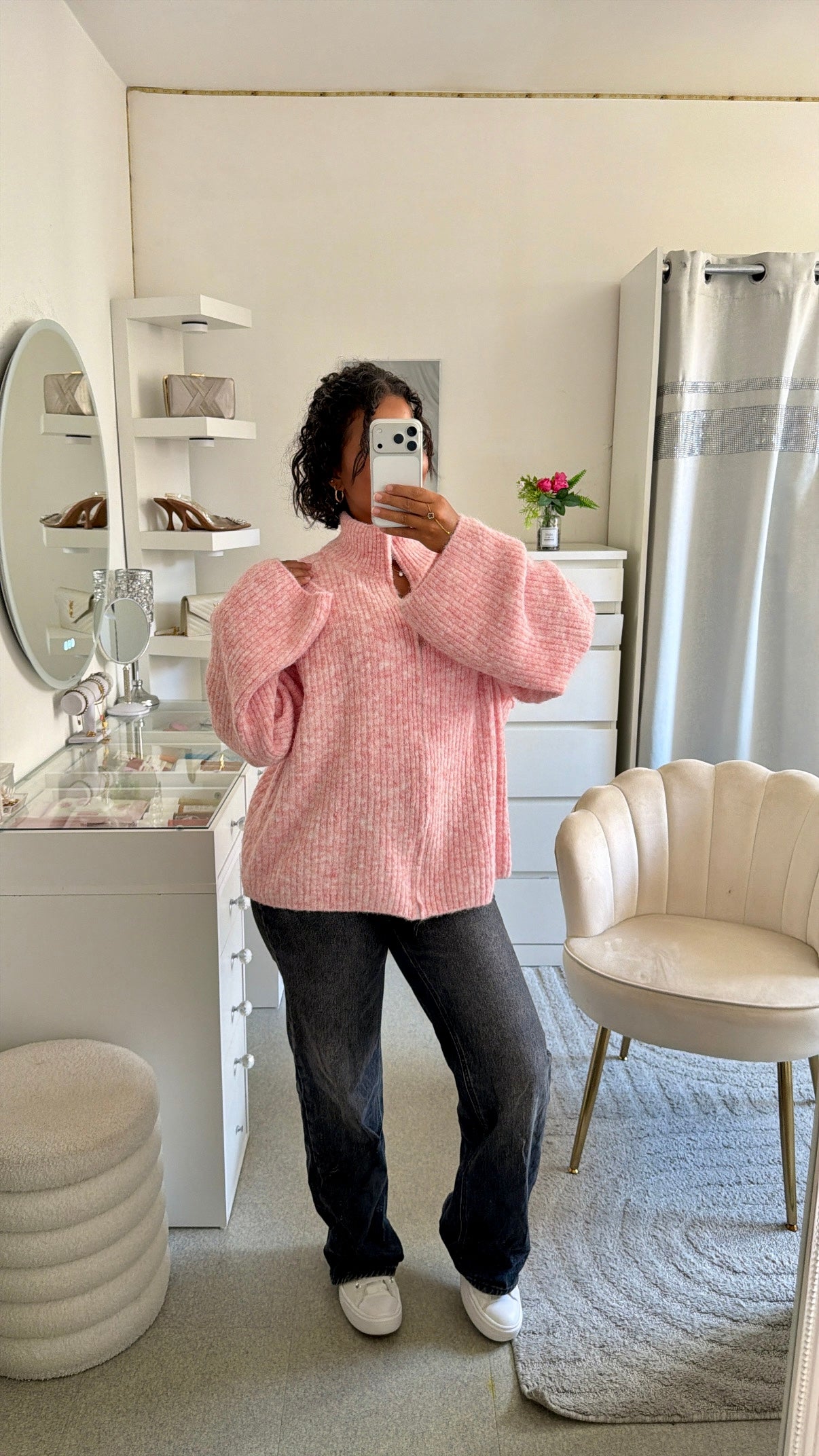 Gilet Layla en rose