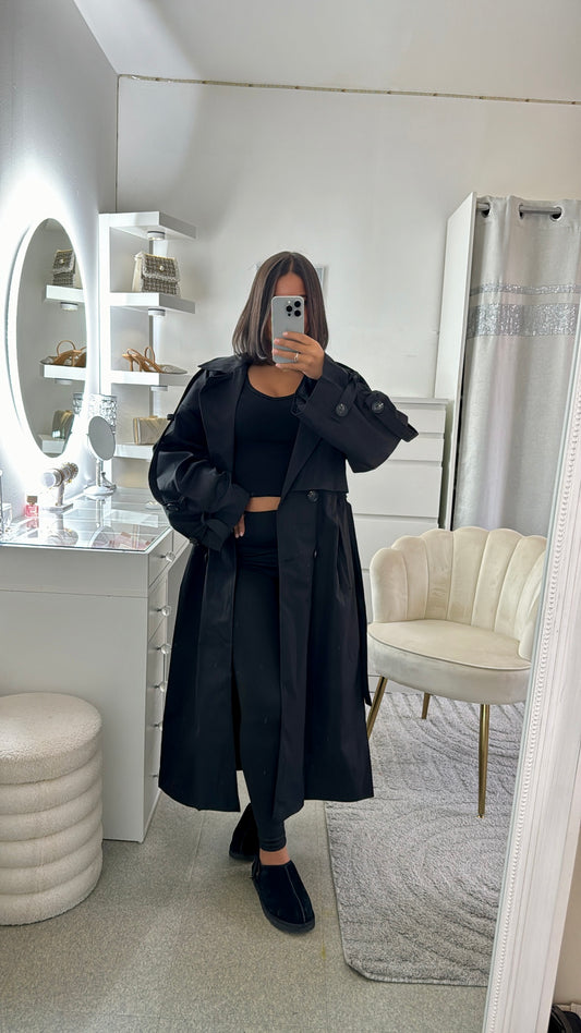 Trench Yara noir