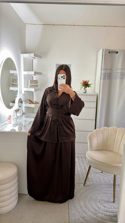 Ensemble Alméa marron