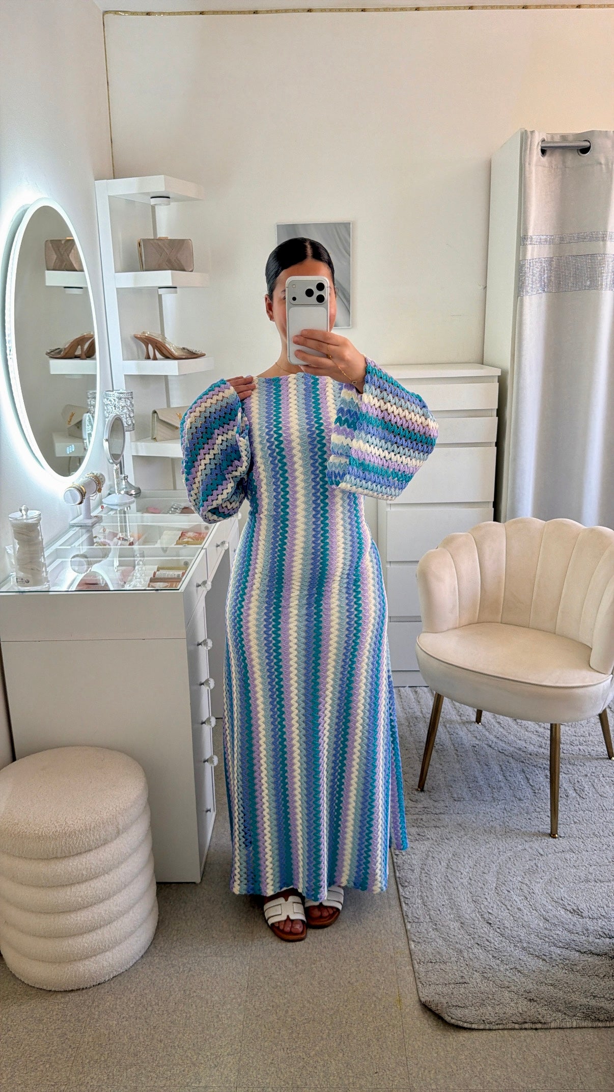 Robe Fadila bleu