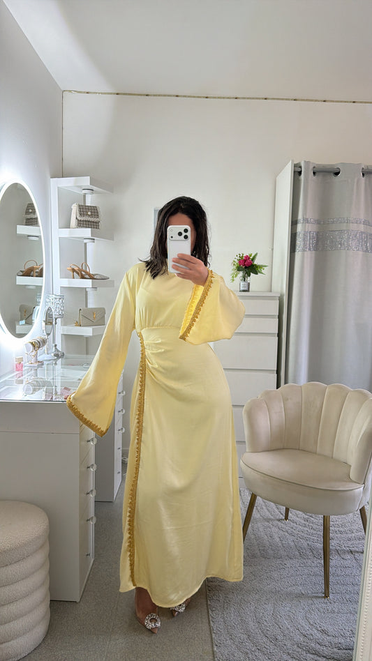 Robe Safiya jaune