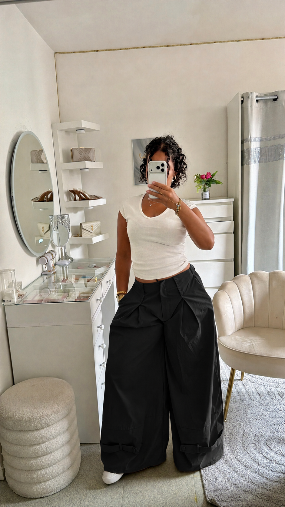 Pantalon Rawan en noir