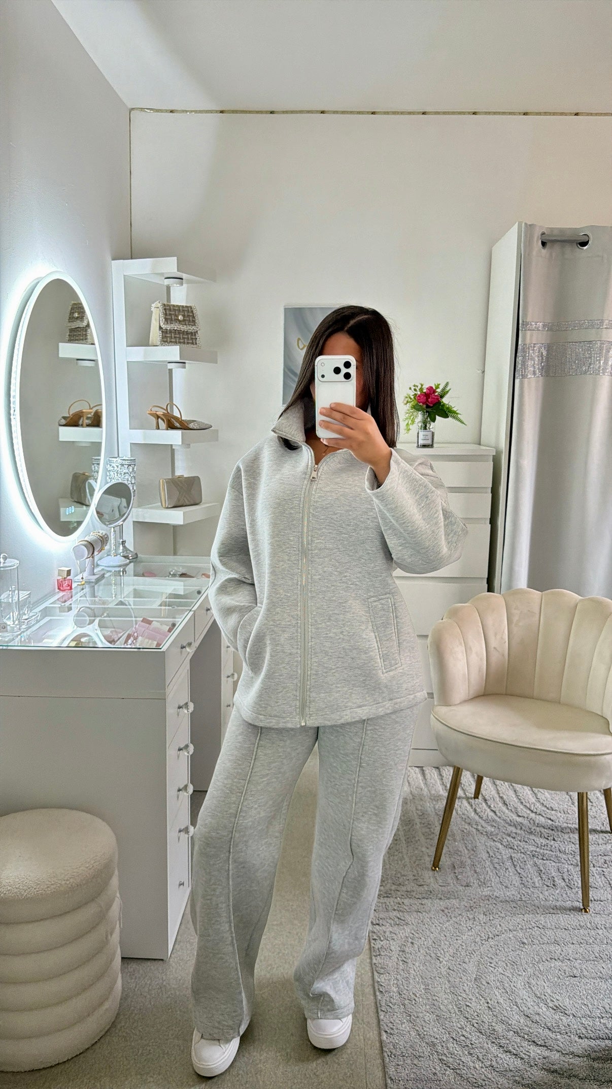 Ensemble Léane gris