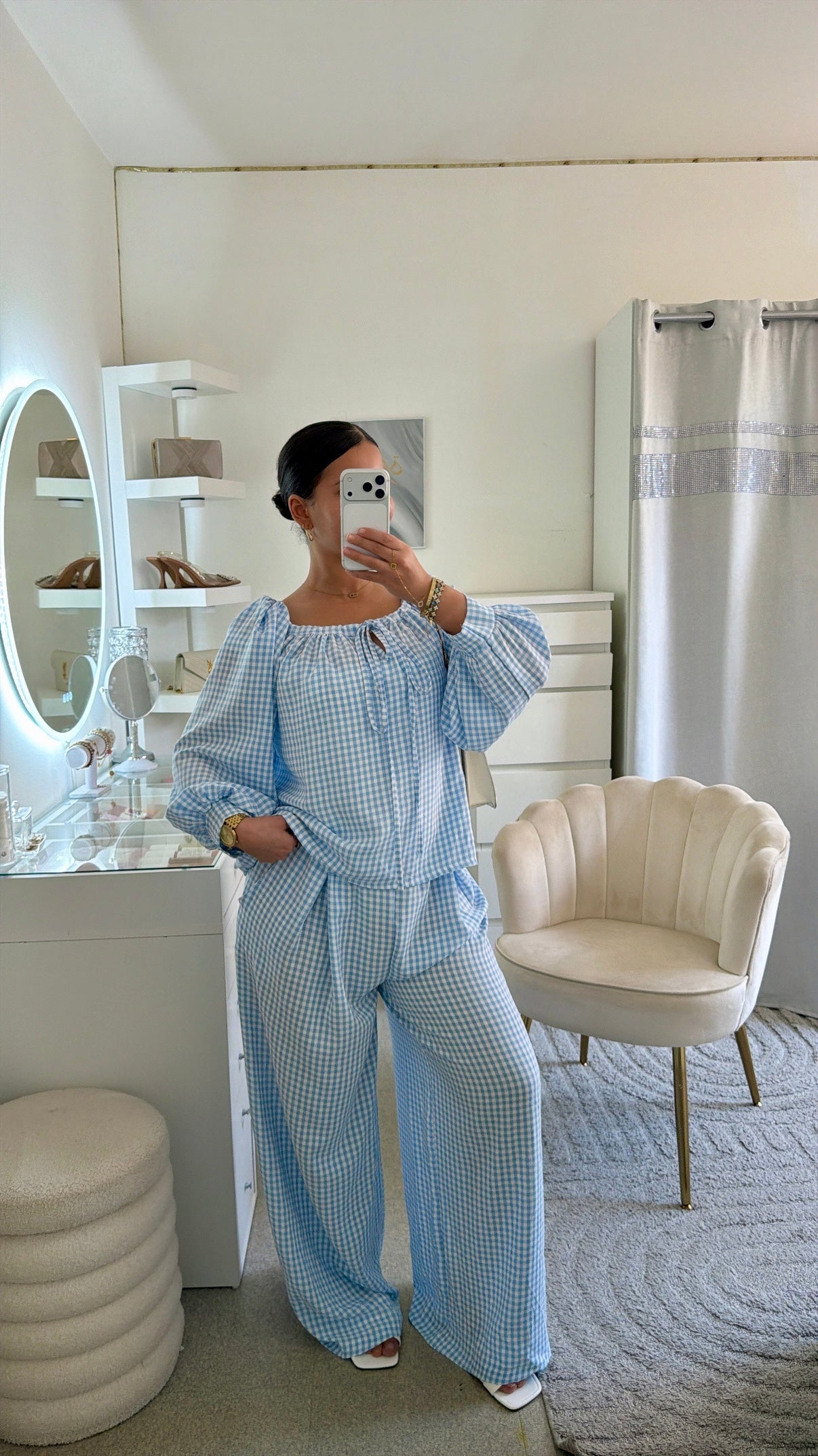 Ensemble aniya bleu