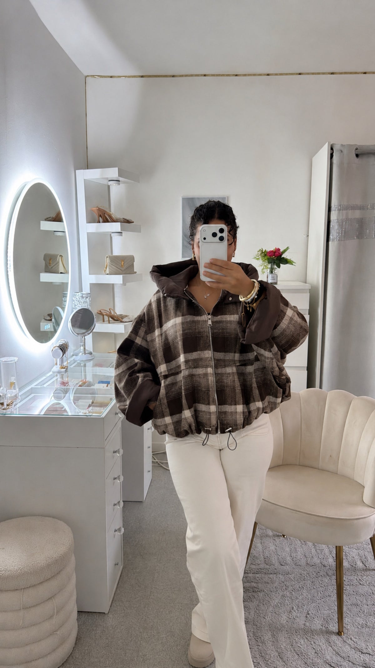 Veste Samira en marron