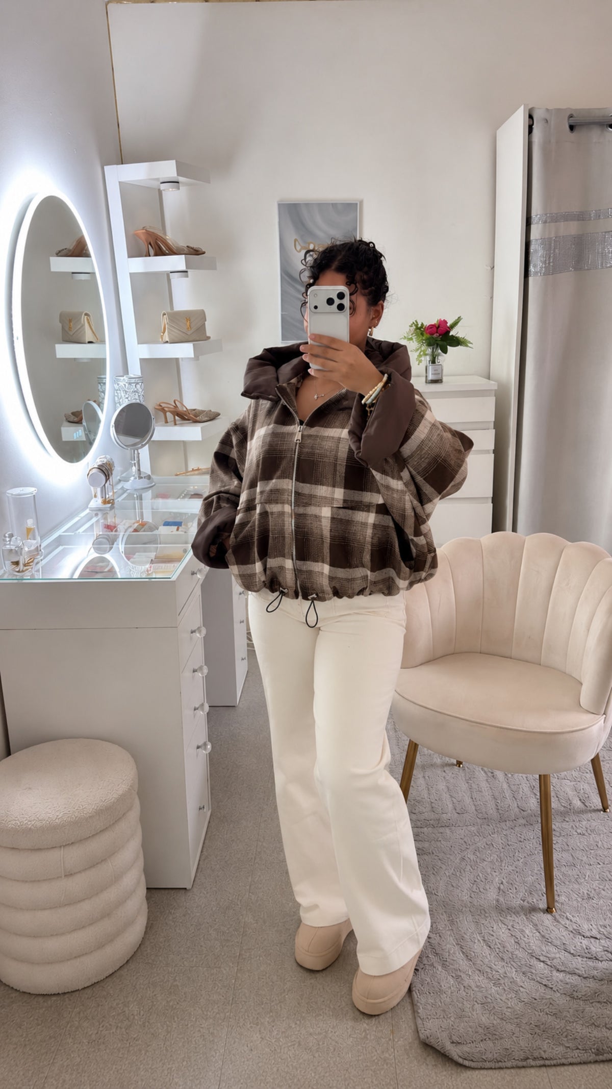 Veste Samira en marron