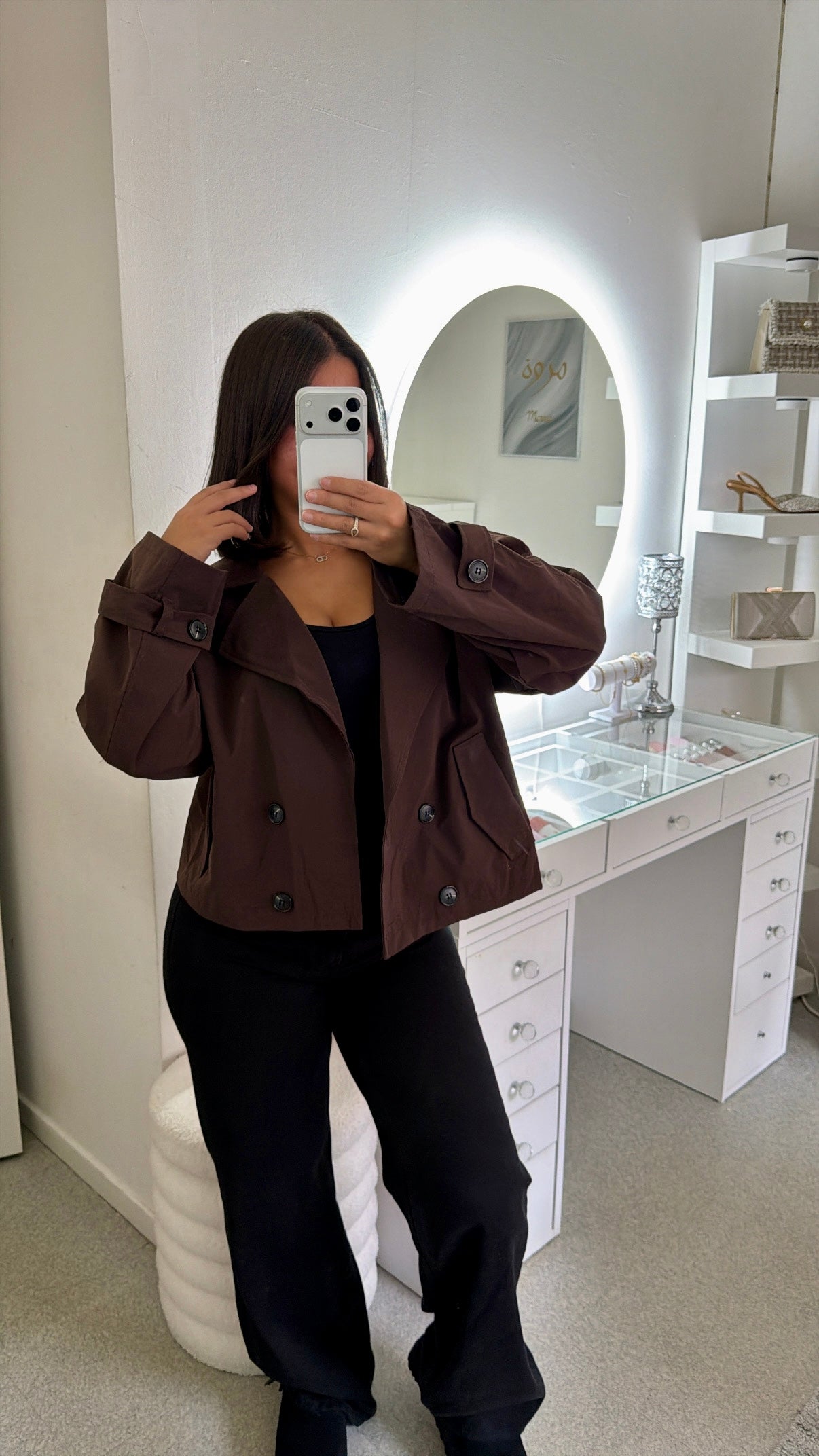 Trench Azelie marron