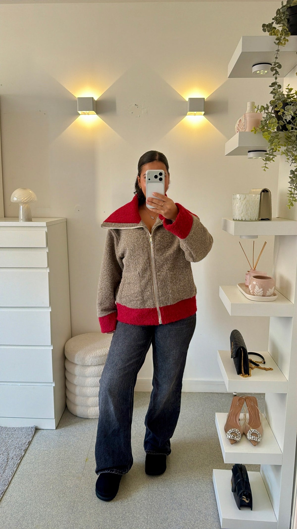 Veste Dehbia en rouge