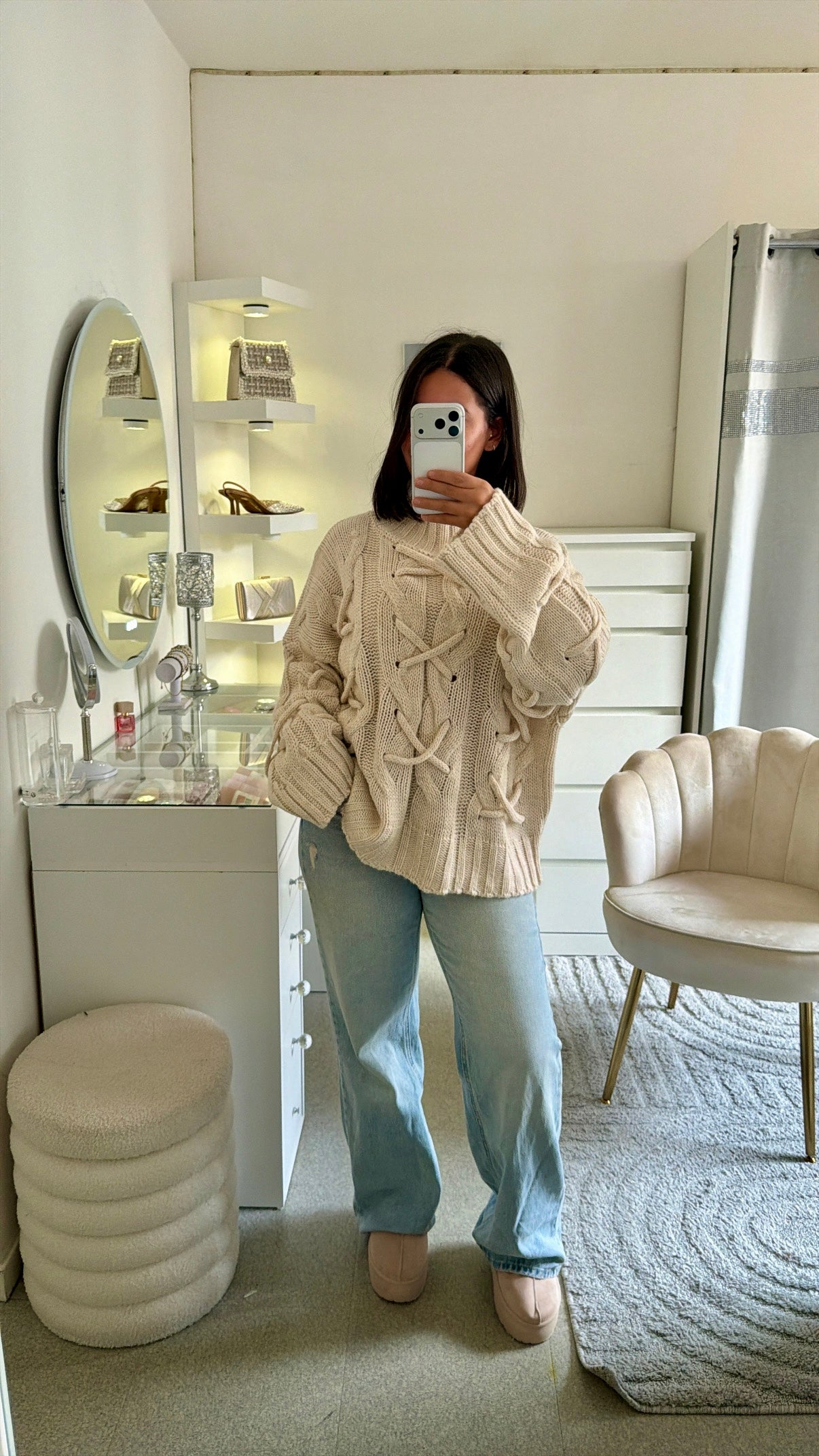 Pull Daphné beige