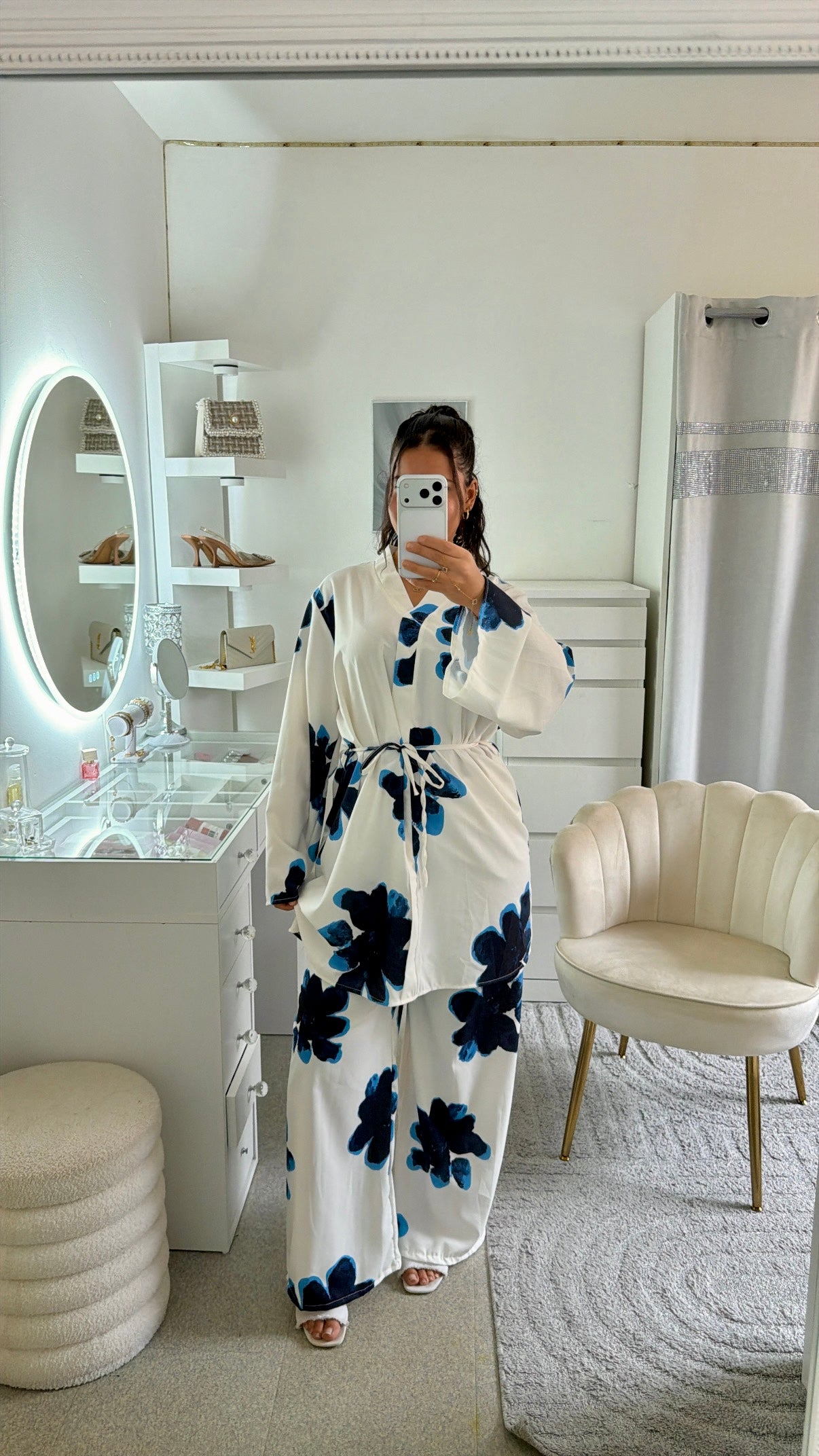 Ensemble Naïri bleu