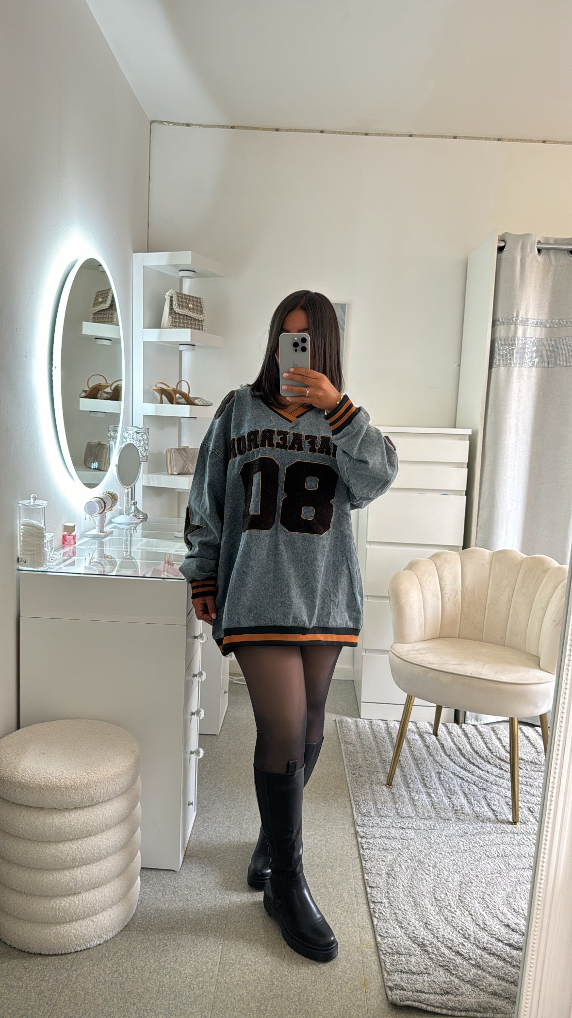 Pull Zina en gris
