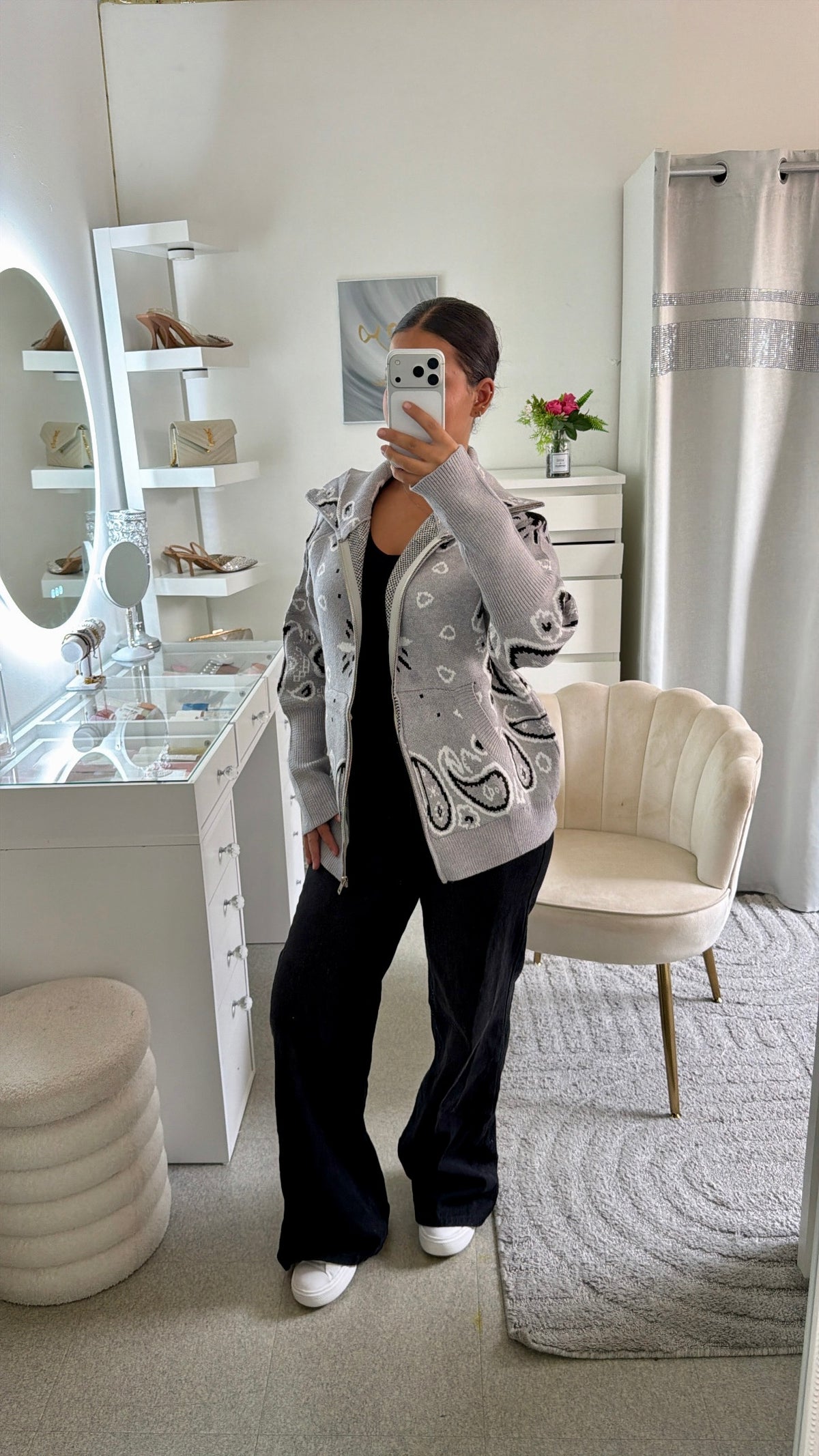 Gilet Swann gris