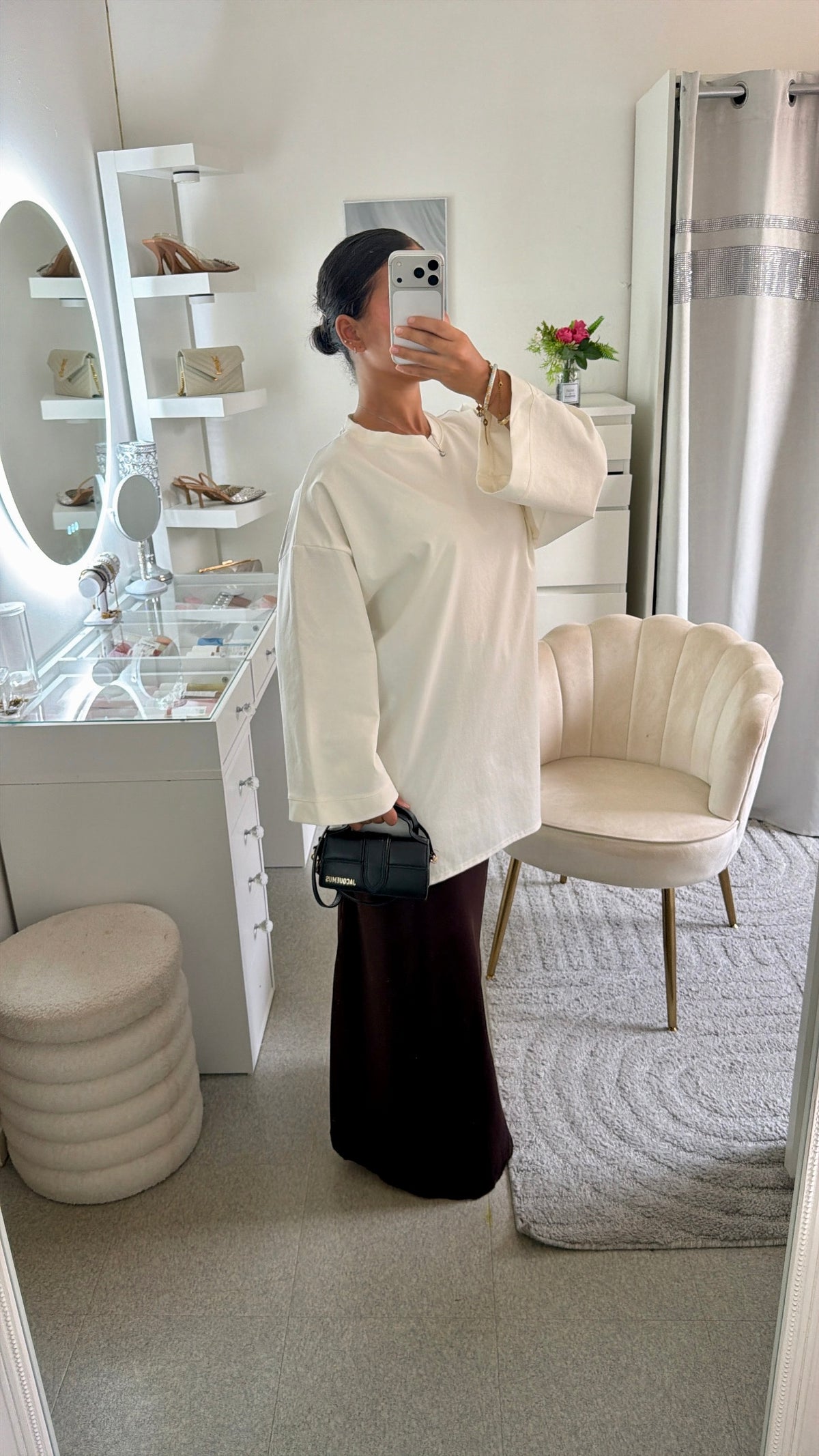T-shirt oversize blanc