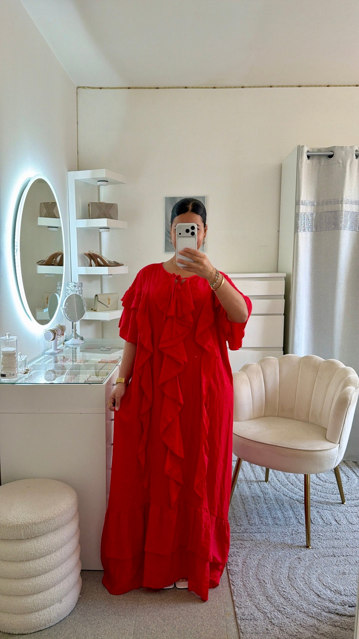 Robe Aida en rouge