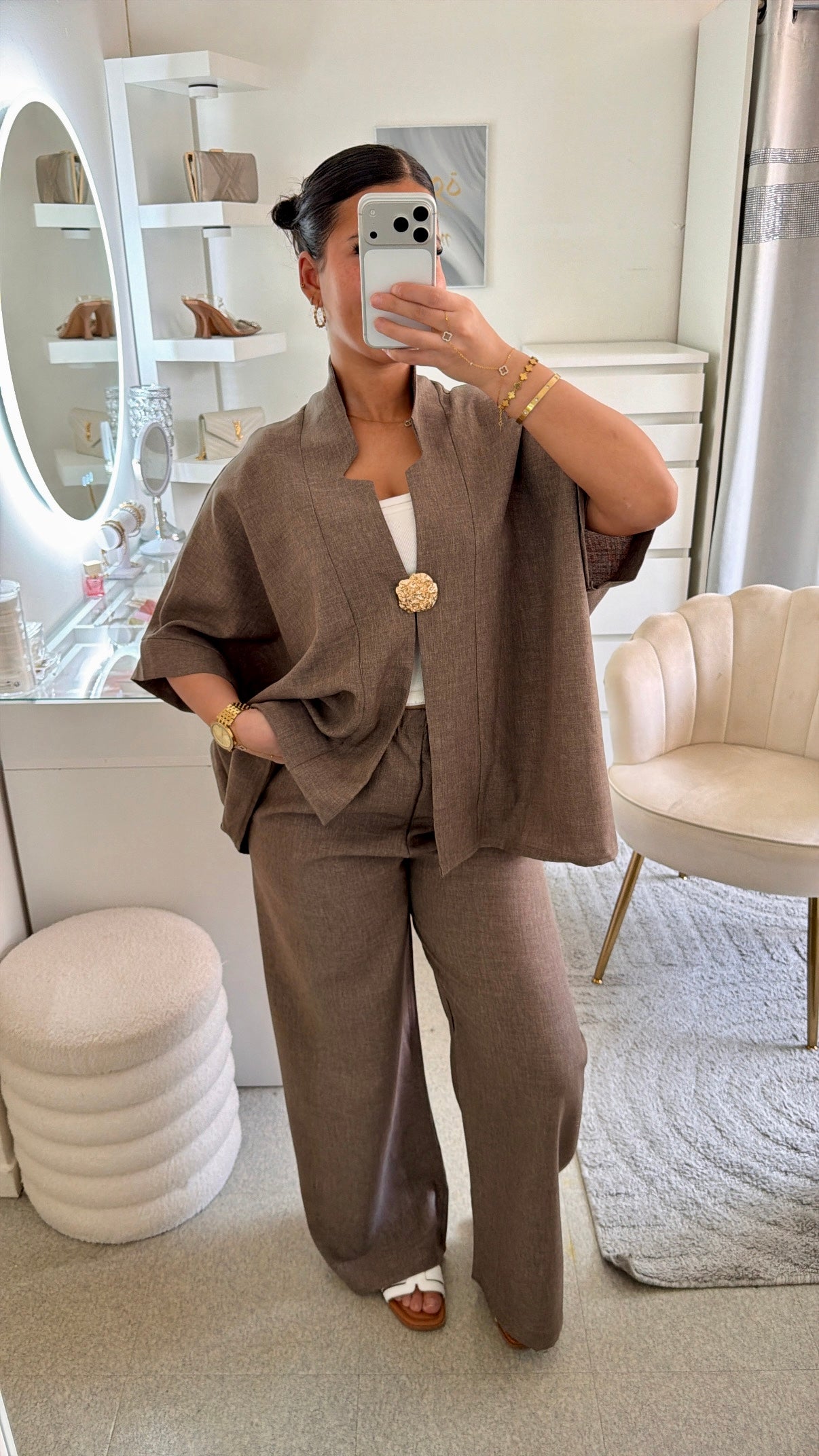 Ensemble Janna taupe