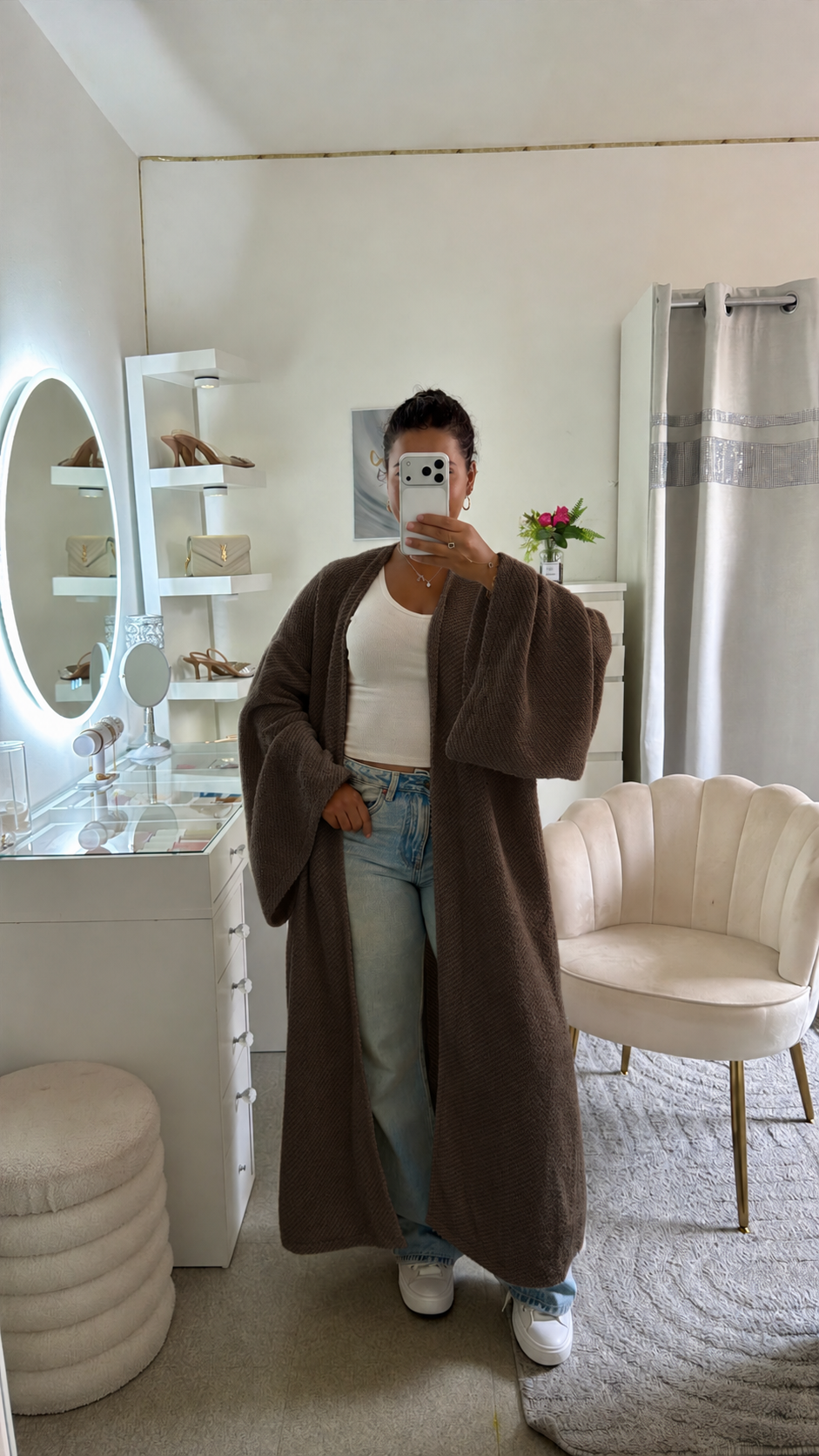 Gilet Lycia en marron