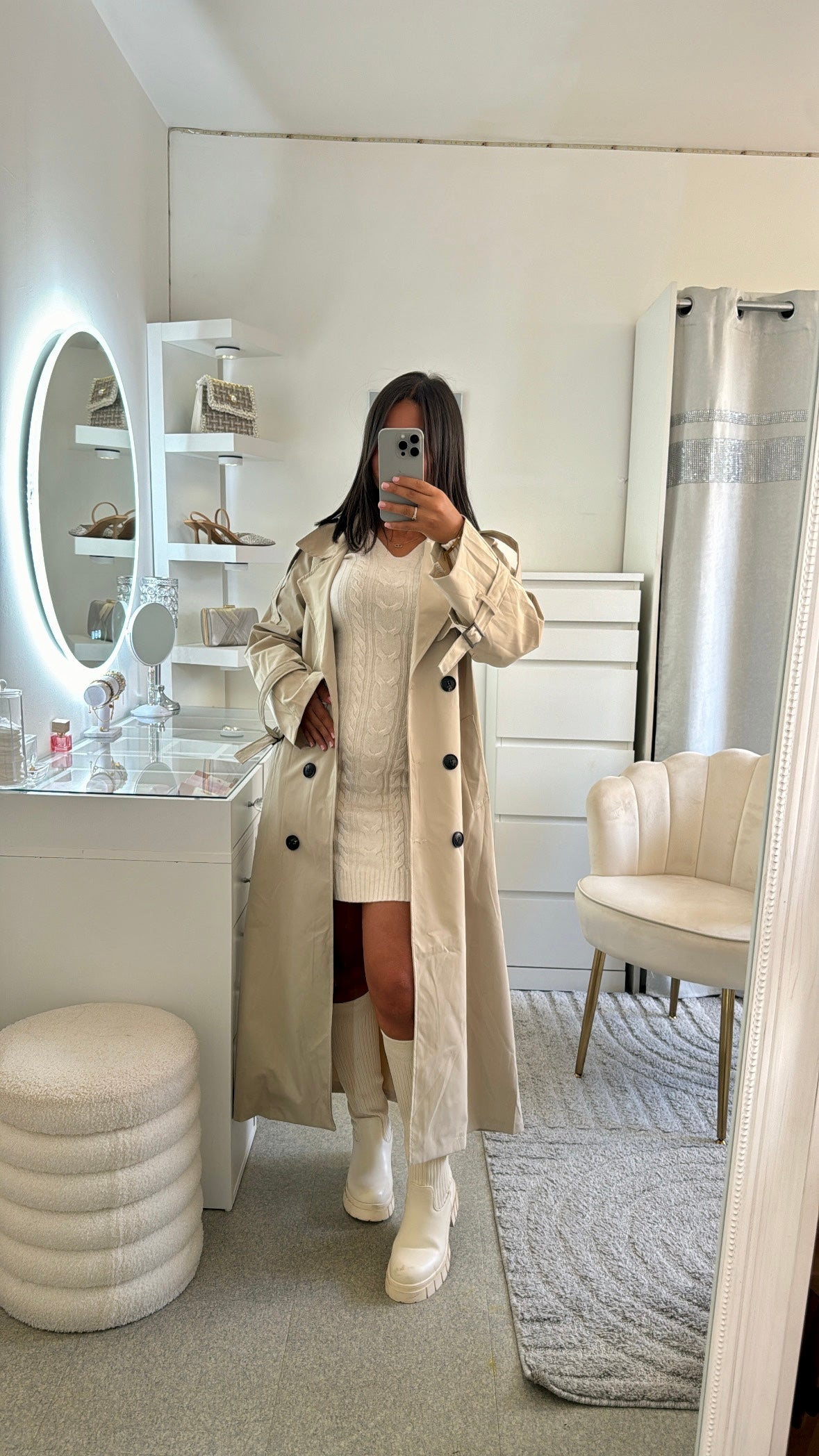 Trench Salomé en beige