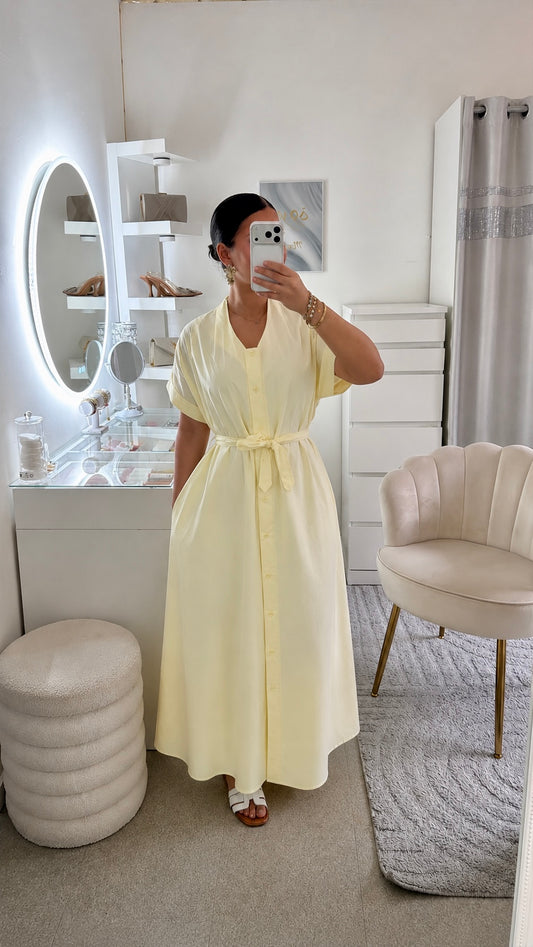Robe Bianca en jaune