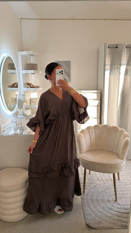 Robe Maissa en marron